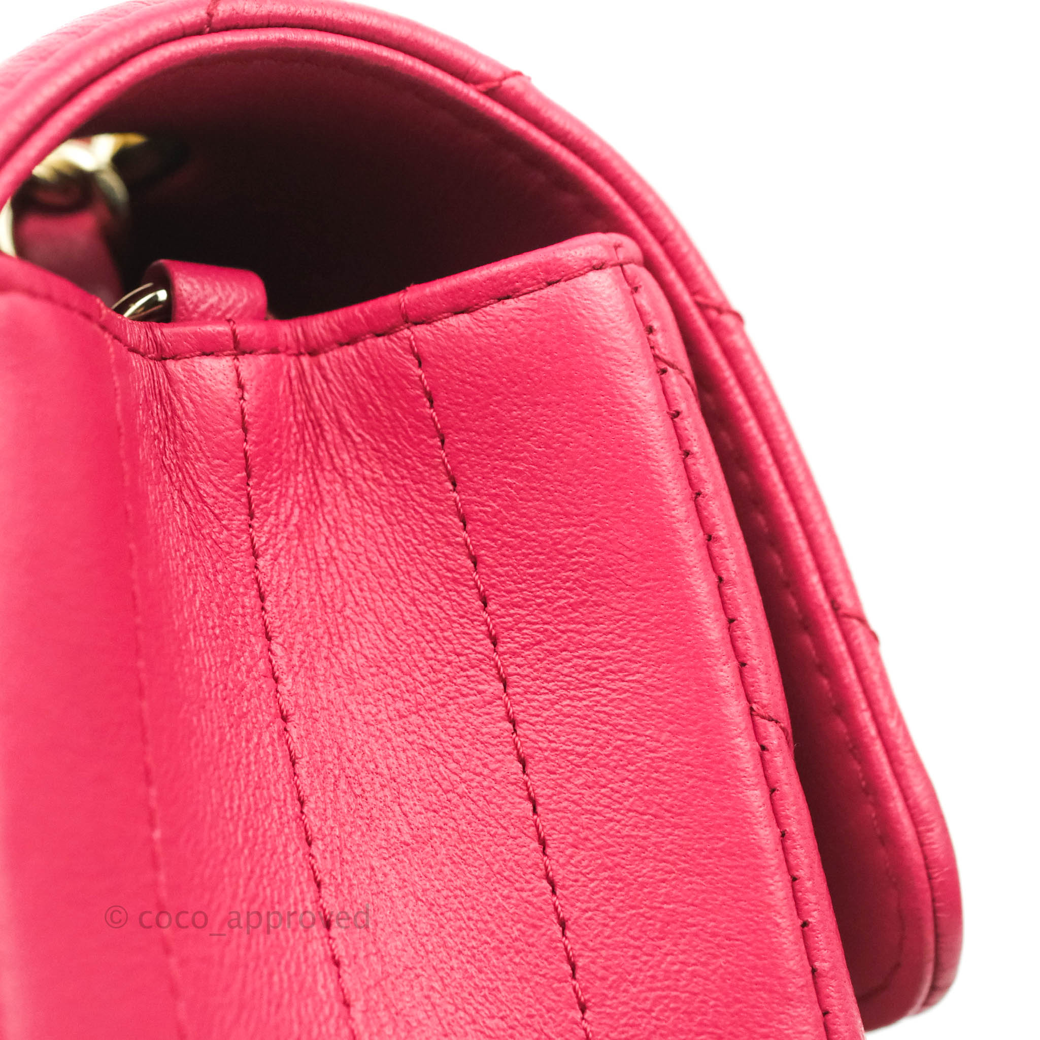 Chanel Chevron Mini Rectangular Flap Bag in Pink Lambskin with Gold Hardware - Luxury Crossbody Purse for Women, Perfect for Date Night & Special Occasions