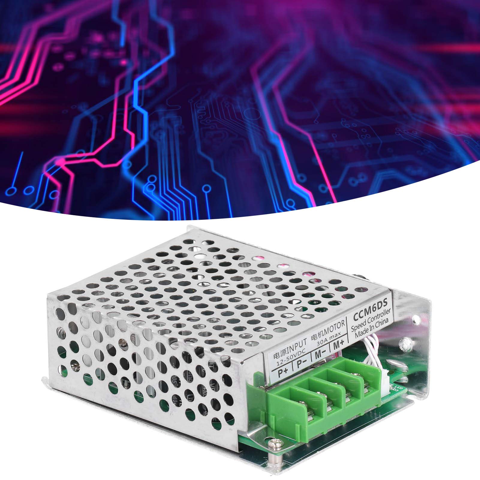 DC Motor Speed Controller - Aluminum Alloy, Low Noise for Engineers | DIY & Industrial Use