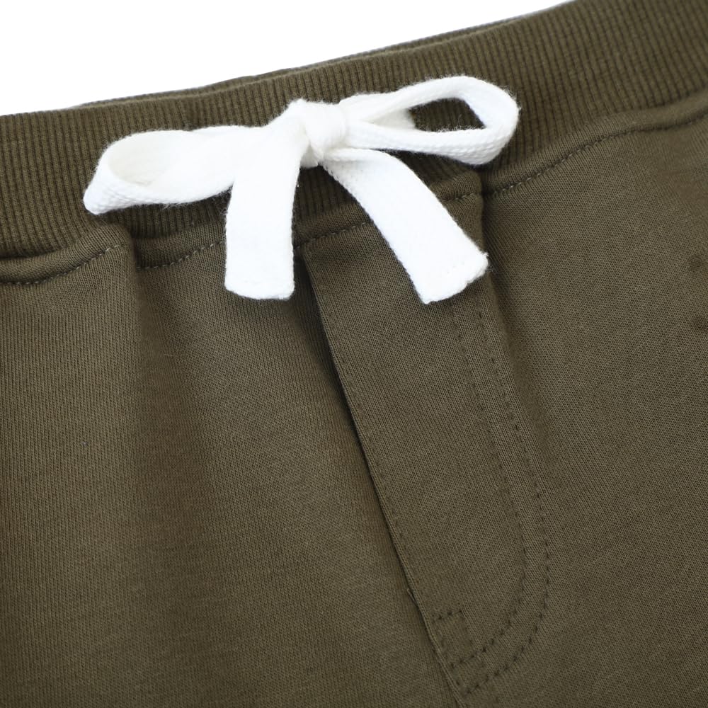 DINGDONG'S CLOSET Toddler Boys' Drawstring Cargo Shorts - Comfortable Playwear for Outdoor Activities & Summer Adventures