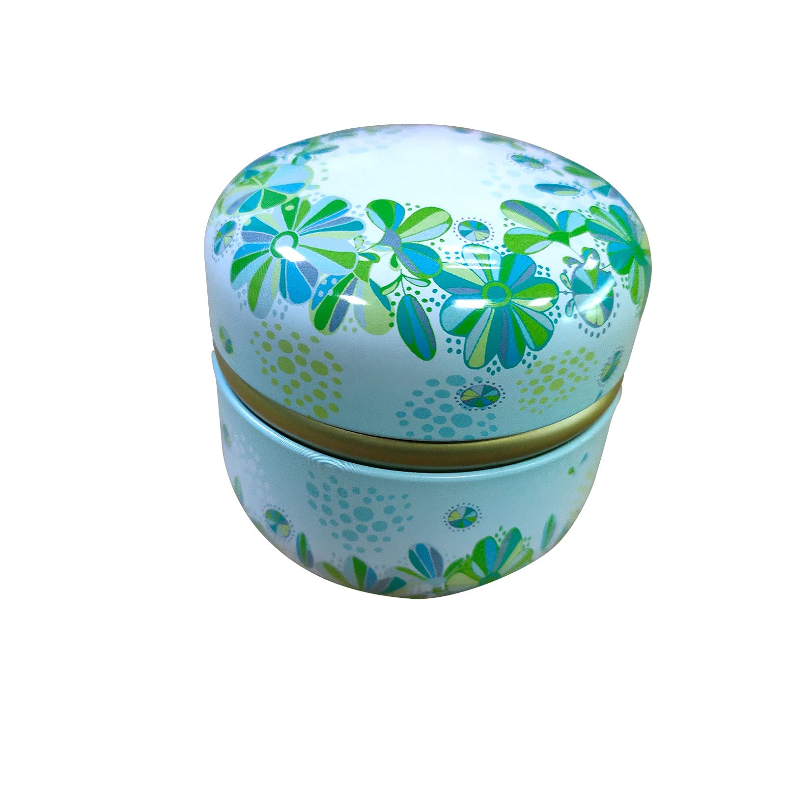 Topwon Powder Case with Soft Powder Puff - Travel-Friendly Body Powder Container for Baby & Mom - Dusting Powder Dispenser for On-the-Go Use (Green) | Perfect for Diaper Bags, Gym Essentials & Postpartum Care