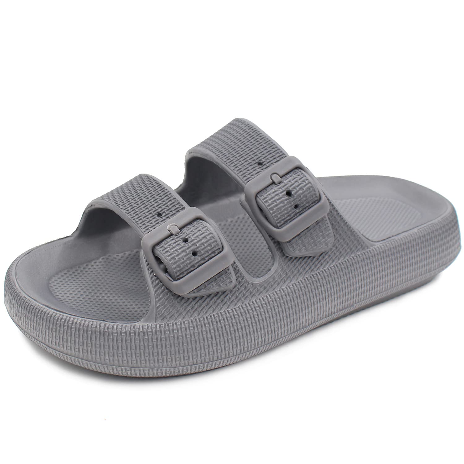 Non-Slip Shower Slippers for Women & Men - Soft Thick Sole Bathroom Sandals, Open Toe House Slippers for Beach, Pool & Indoor Use