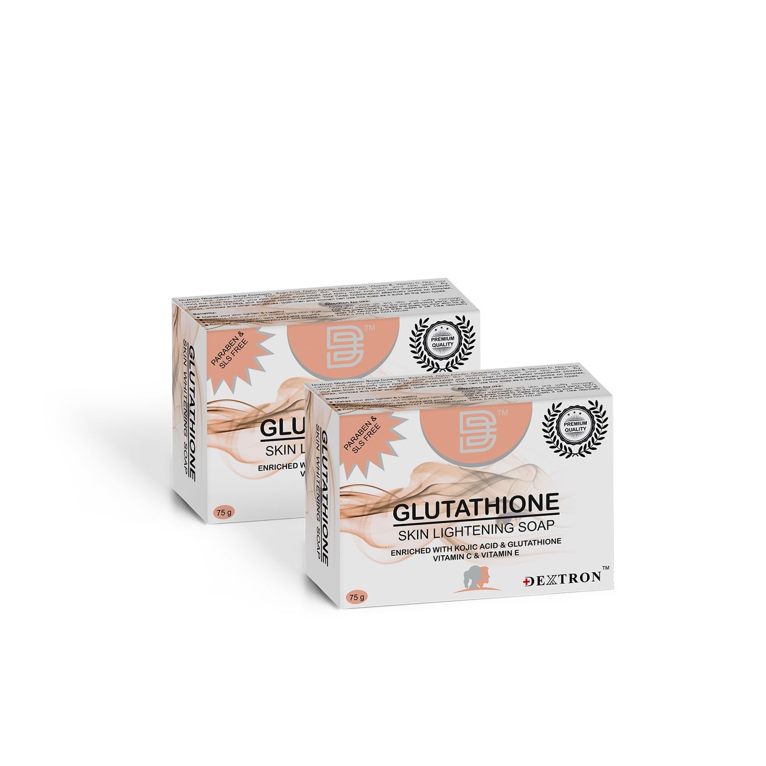 Dextron Glutathione Soap for Skin Whitening & Brightening - 1 Piece - Natural Skin Care for Face & Body - Perfect for Daily Use & Glowing Skin
