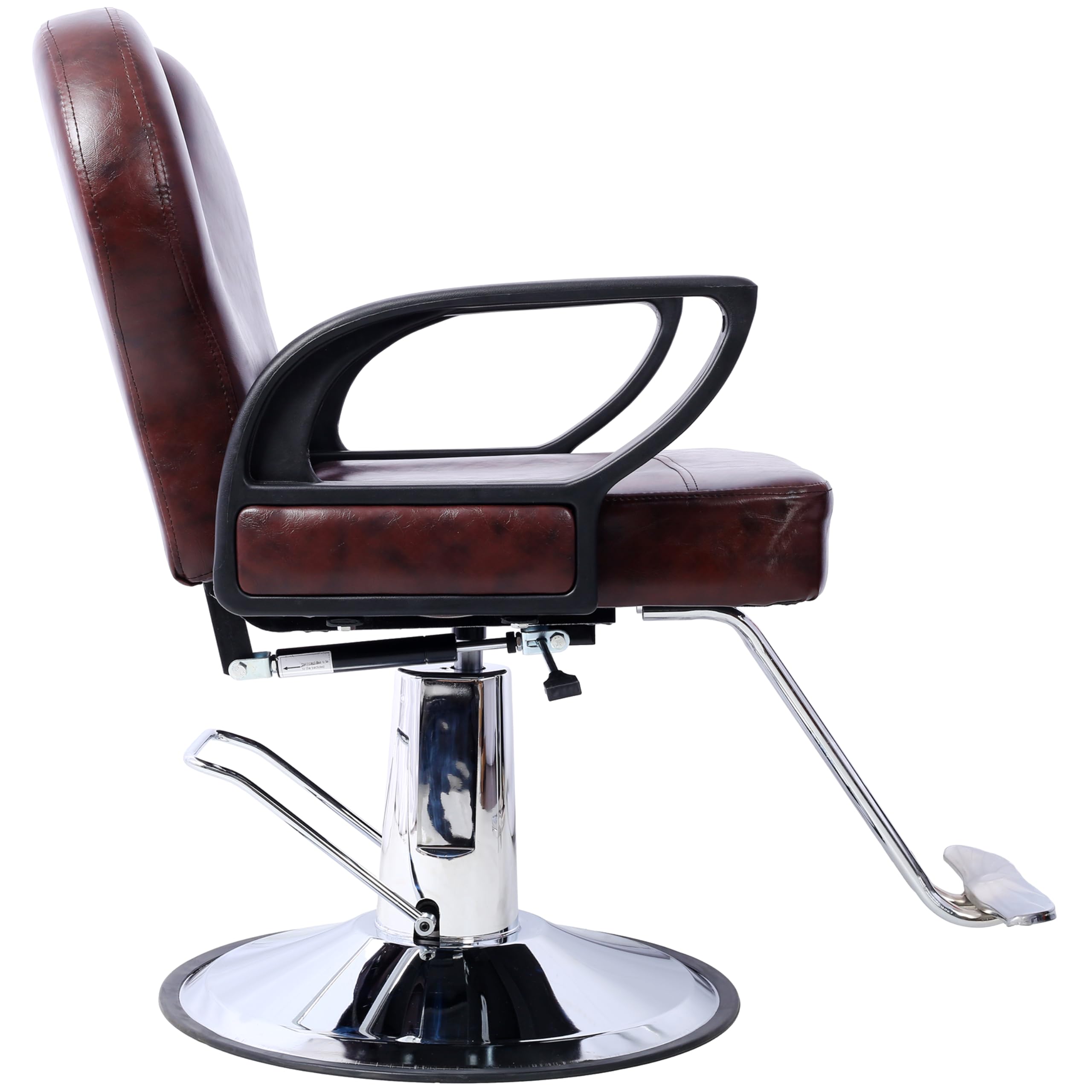 Professional Heavy Duty Hydraulic Barber Chair - All Purpose Salon Styling Chair with Reclining Shampoo Function & Extra Wide Seat | Perfect for Barbershops, Hair Salons & Spa Styling Stations | Durable Beauty Salon Equipment for Hairdressers & Stylists