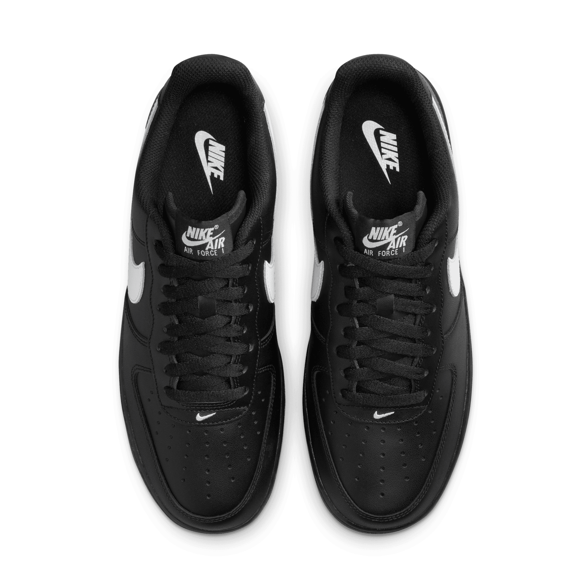 Nike Air Force 1 '07 Sneakers - Black & White Men's/Women's Basketball Shoes for Casual Wear & Street Style