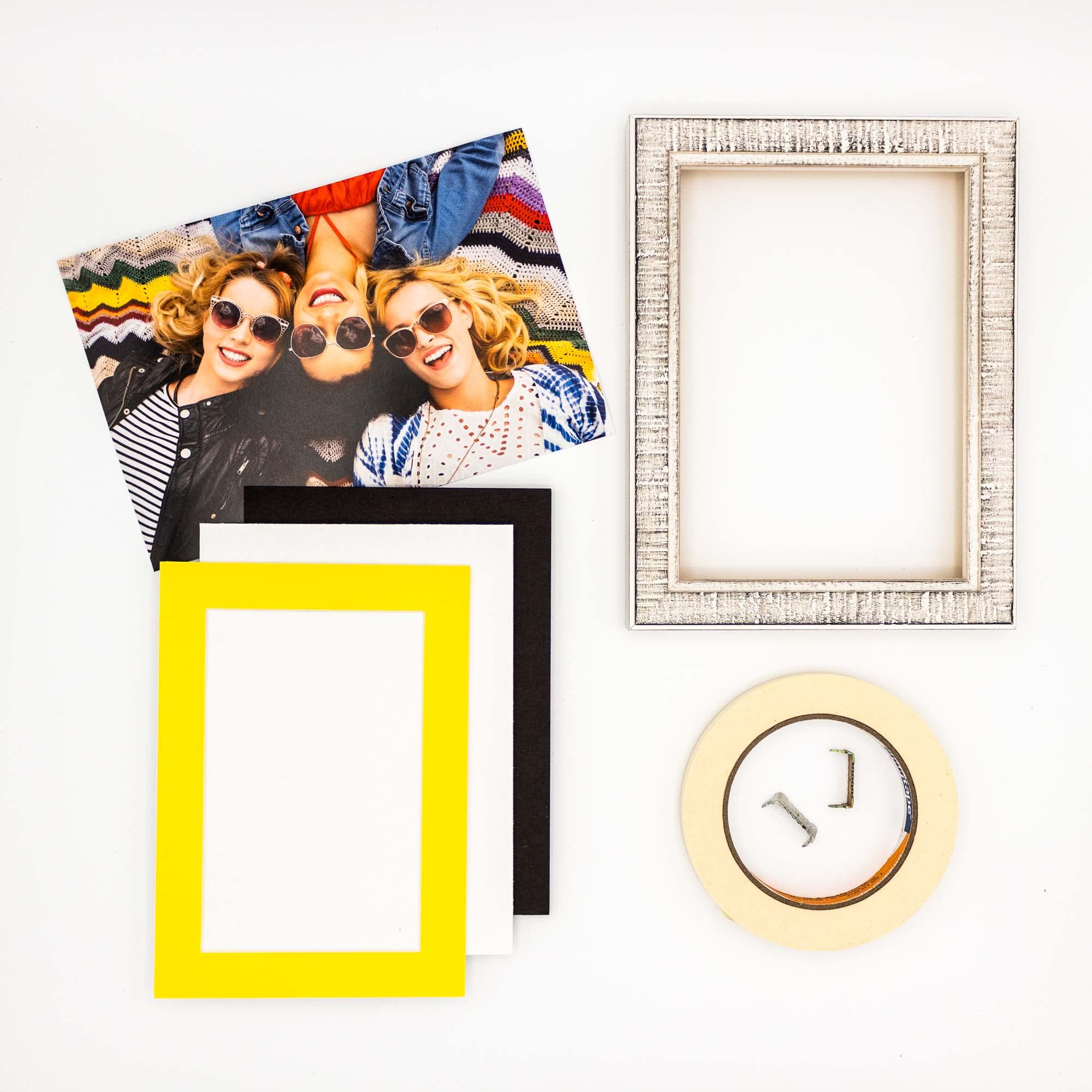 16x20 Inch Acid-Free Yellow Precut Mat Board for 11x14 Photos - Bevel Cut Picture Mat for 16x20 Frames - Perfect for Displaying Art, Photos & Certificates in Home, Office or Gallery Settings