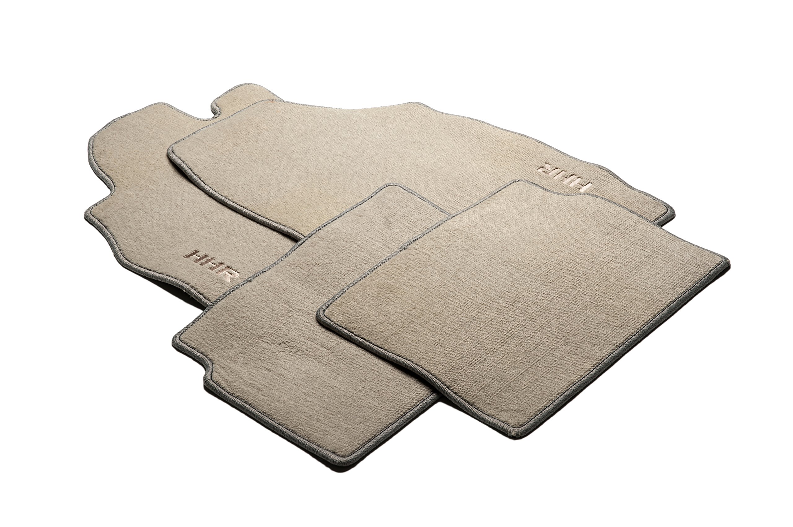Premium GM Accessories 19156105 Front & Rear Carpeted Floor Mats - Gray with HHR Logo | All-Weather Protection & Custom Fit for Chevy HHR Models | Perfect for Daily Commute, Road Trips & Vehicle Interior Protection