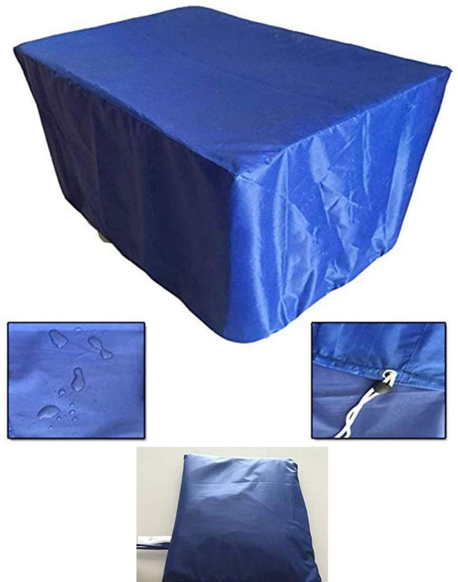 Waterproof 270x180x89cm Outdoor Patio Furniture Cover - Heavy Duty Oxford Fabric Protective Cover for Garden Table and Chairs Set (Blue) | All-Weather Protection for Backyard, Deck & Poolside Use