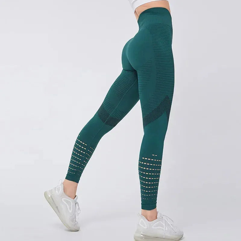 Sexy High Waist Seamless Leggings for Women - Push Up Workout Yoga Pants with Tummy Control - Perfect for Gym, Running, Fitness & Casual Wear
