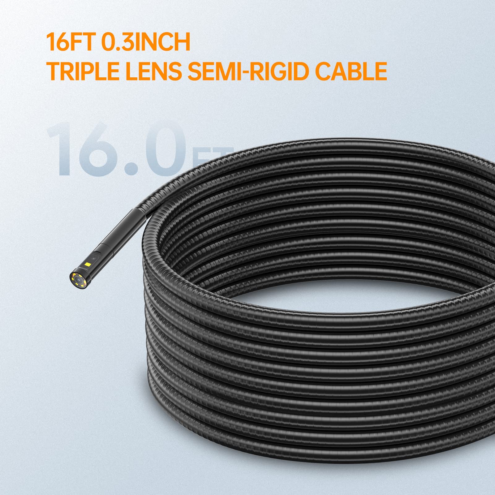 Teslong 5.5mm Dual Lens Endoscope with 5
