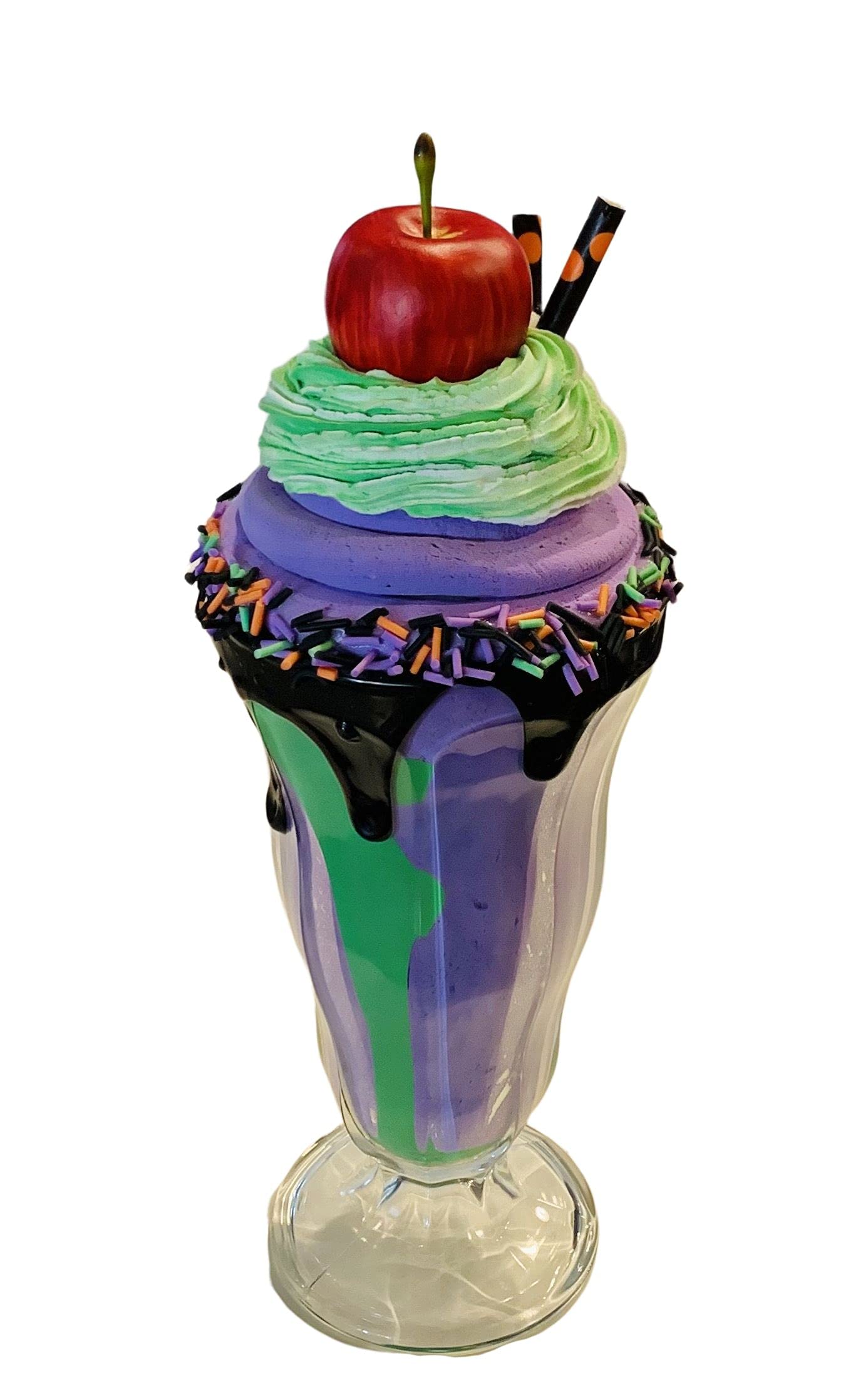DEZICAKES Artificial Cupcakes & Fake Cakes - Realistic Display Desserts for Home Kitchen Decor - Fake Food Props for Cake Plates & Witch's Brew Shake Scenes - Perfect for Party Decorations, Photography Props & Themed Displays