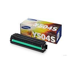 Original Samsung CLT-Y504S Yellow Toner Cartridge for CLP-415NW, CLX-4195FW, SL-C1810W, SL-C1860FW Printers | High-Yield Replacement | Home & Office Printing