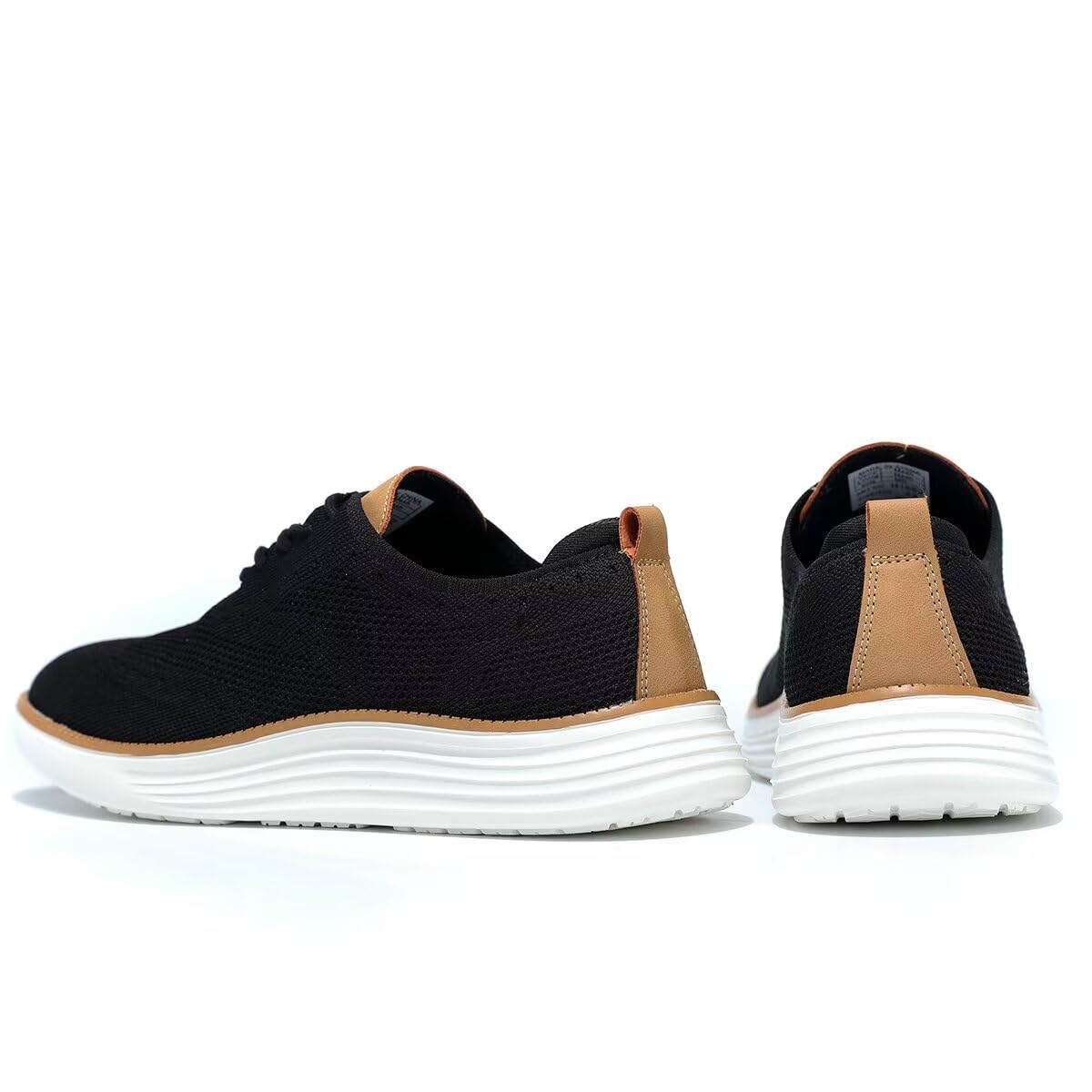 Men's Lightweight Oxford Lace-Up Casual Sneakers - Comfortable Walking Shoes for Work, Travel & Everyday Wear