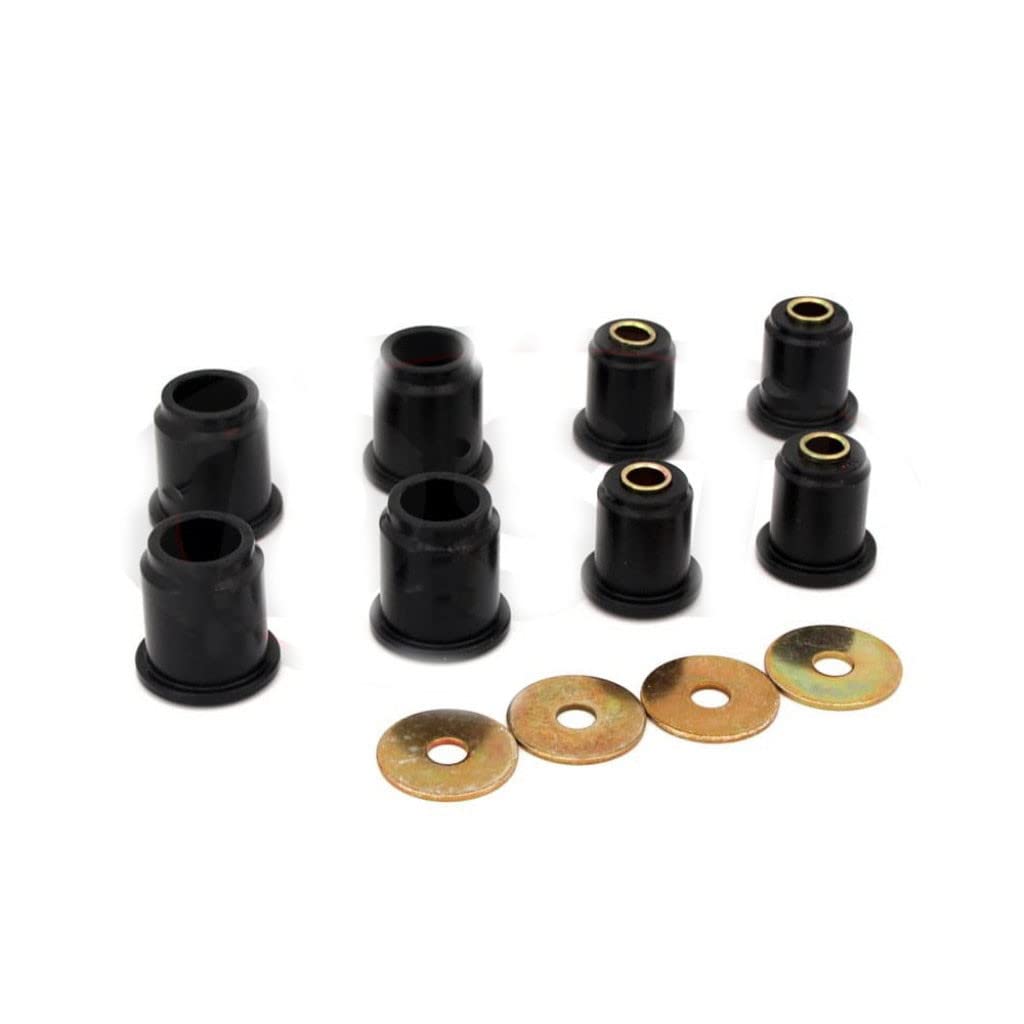 Energy Suspension Front Control Arm Bushing Set for 2004 Toyota Tacoma - Black Polyurethane (8.3115G) | Improves Handling & Ride Comfort for Off-Road & Daily Driving
