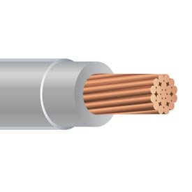 8 AWG THHN Stranded Copper Wire 250FT 600V Gray - Perfect for Residential & Commercial Electrical Wiring, DIY Projects, and Industrial Applications
