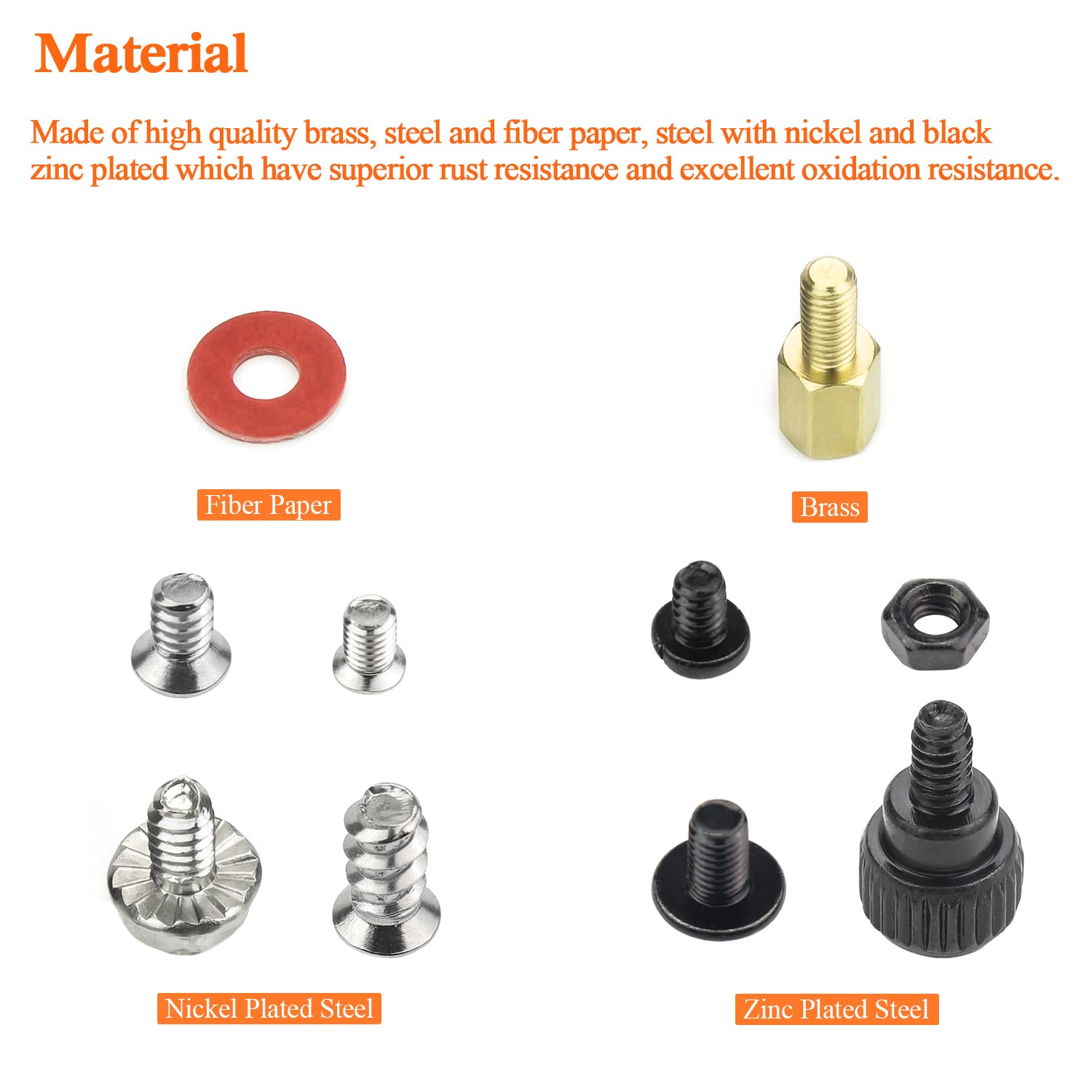 450-Piece Computer Standoffs & Screws Assorted Kit - Compatible with 2.5