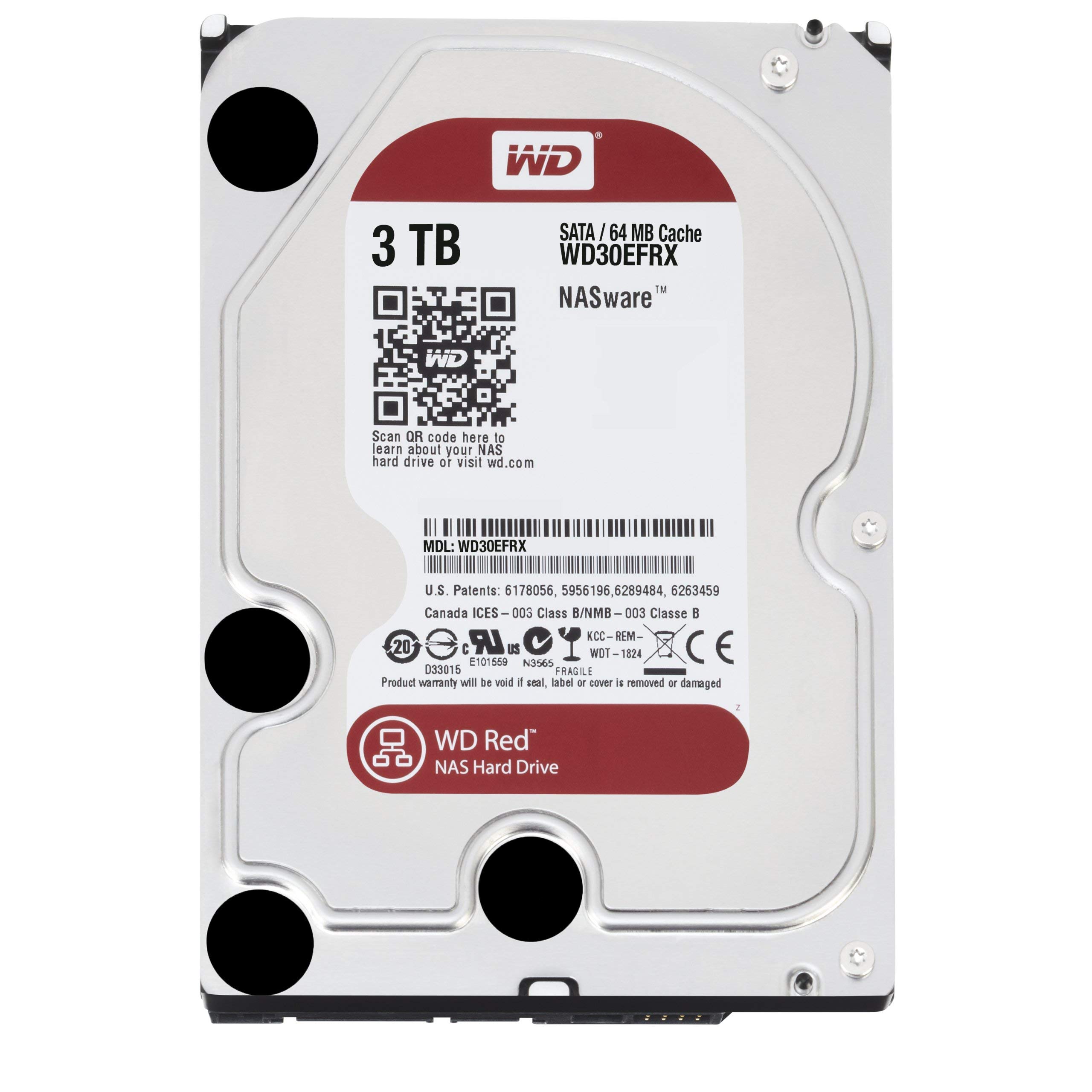 Western Digital Red 3TB NAS Internal Hard Drive - 3.5
