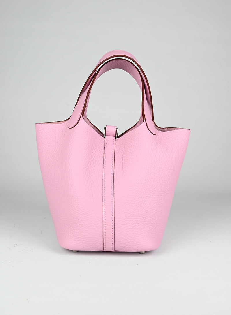 Hermès Picotin 18 Handbag in Mauve Sylvestre Pink - Luxury Tote Bag for Women, Perfect for Everyday Use, Work & Travel