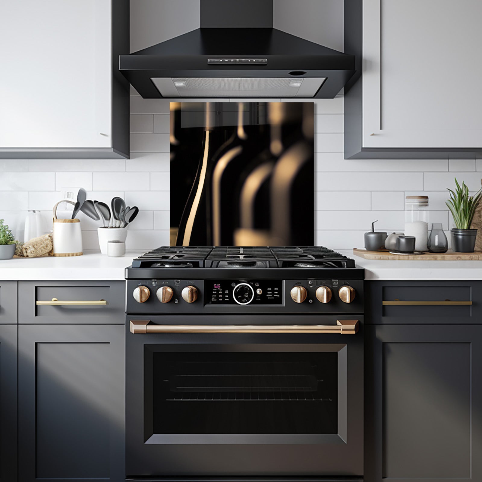 Premium Glass Wine Bottles & Splashbacks - Elegant & Durable for Home Bars, Kitchens & Restaurants