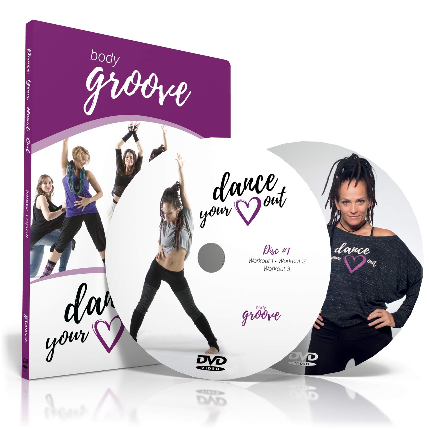 Body Groove Dance Your Heart Out DVD Collection - Fun Home Dance Workout for Fitness, Weight Loss & Stress Relief | Perfect for Beginners & All Ages