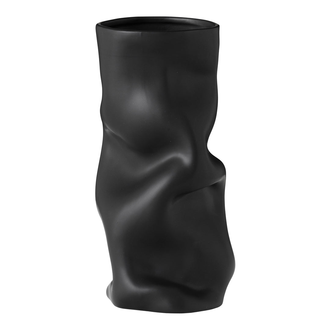 Sofia Tufvasson Collapse Vase - Modern Foldable Ceramic Vase for Home Decor, Office & Wedding Centerpieces