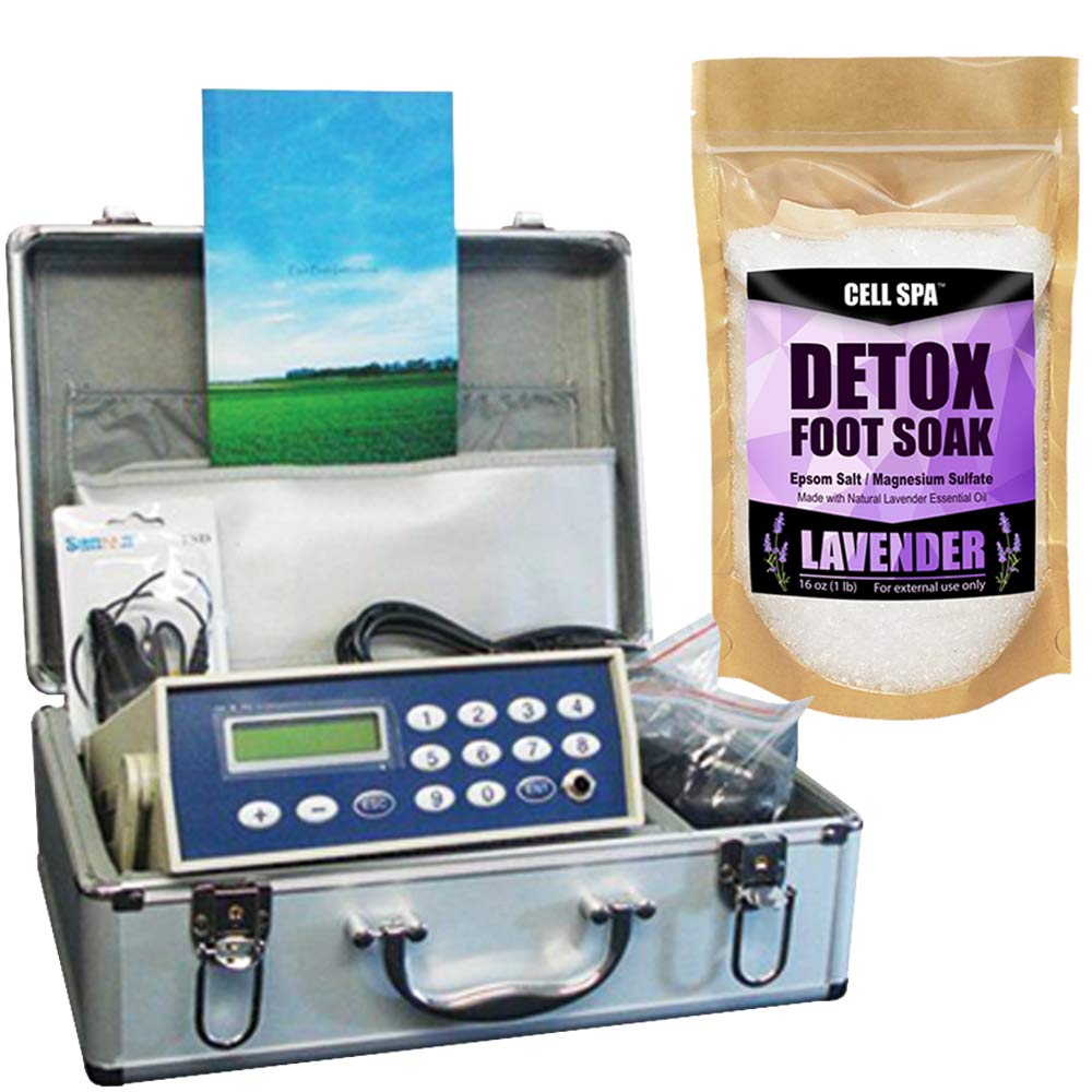 Fir Belt Chi Ionic Ion Detox Machine Foot Bath Spa - Aqua Cleanse with Lavender | Detoxify & Relax at Home, Perfect for Stress Relief & Wellness Routine