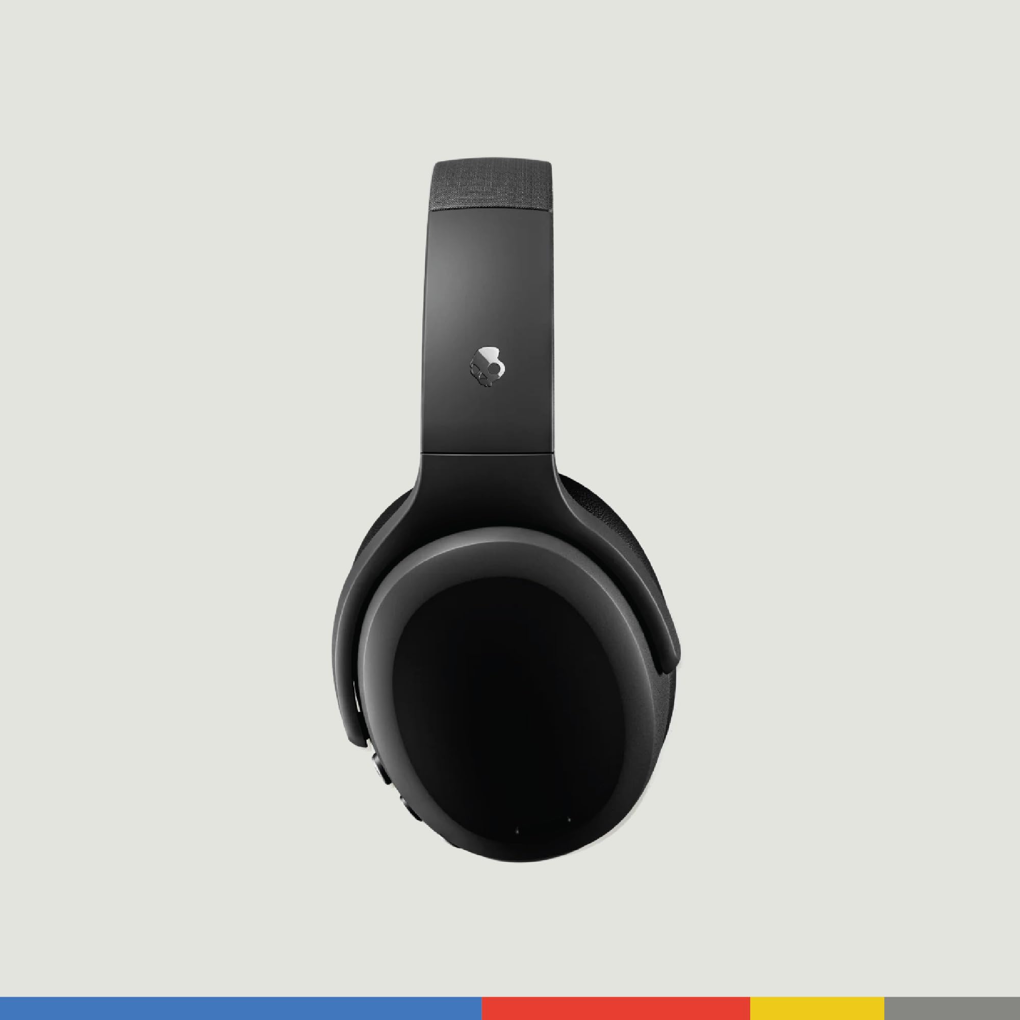 Skullcandy Crusher ANC 2 Wireless Over-Ear Headphones with Active Noise Cancelling, Sensory Bass, 50-Hour Battery, Skull-iQ, Alexa Built-in, Bluetooth 5.0 - Black | Perfect for Travel, Gaming & Music Lovers