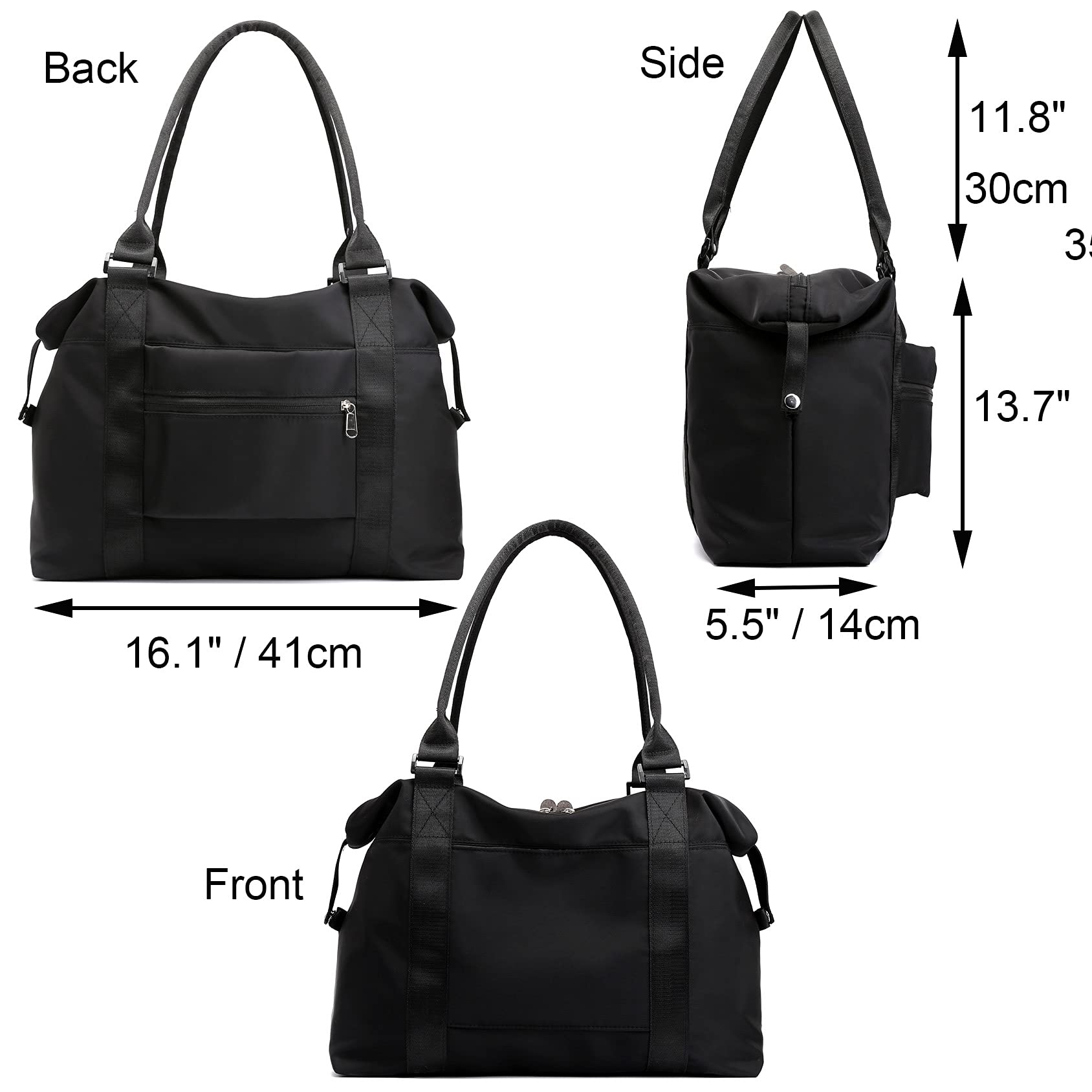 Stylish Women's Tote Bag - Large Travel Duffel & Carry On Luggage for Gym, Sports & Weekend Getaways | Perfect for Workout, Beach Trips & Airplane Travel