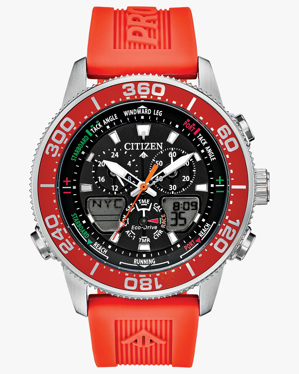 Citizen Men's Promaster Sailhawk Eco-Drive Watch - Stainless Steel, Water Resistant, for Diving, Sailing & Outdoor Adventures