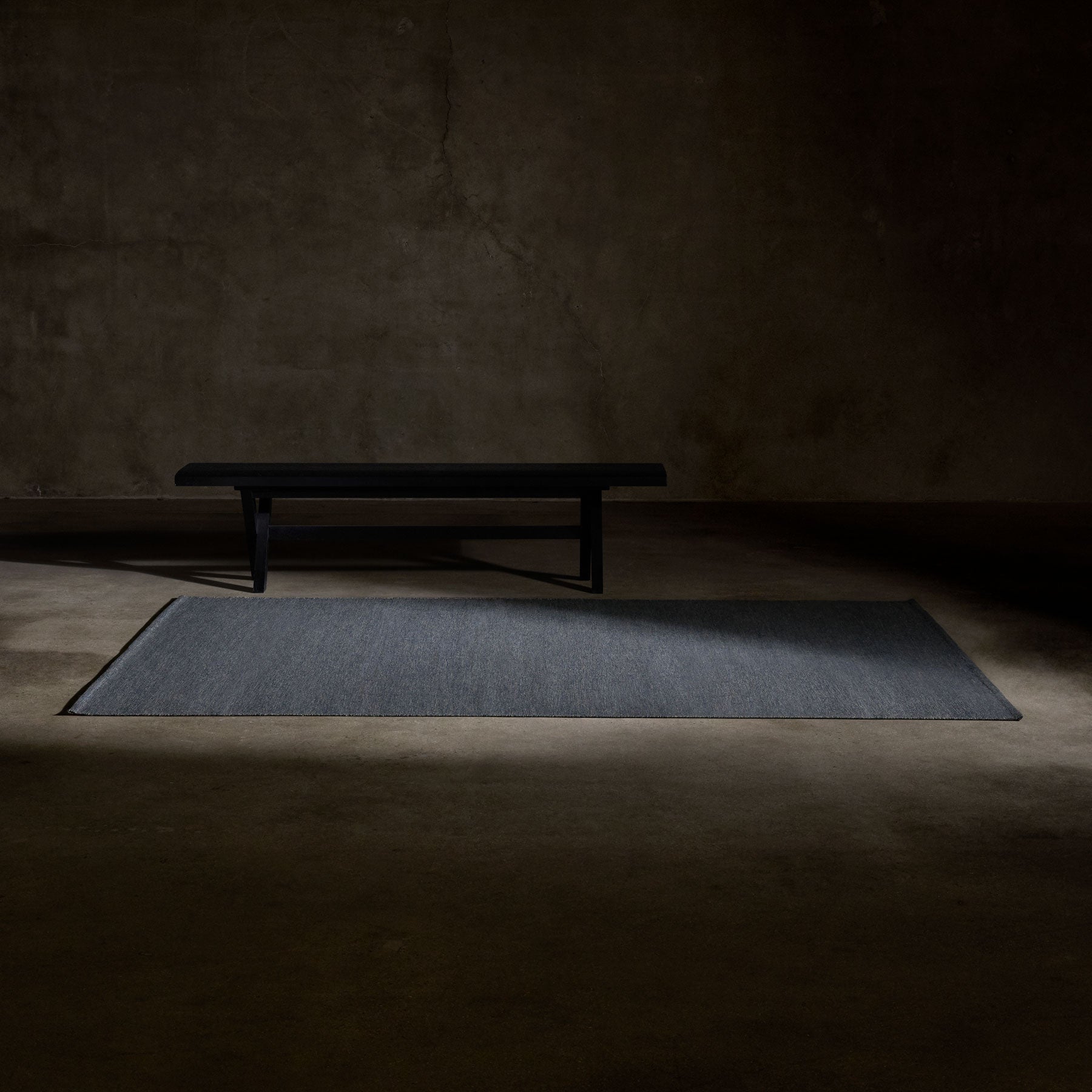 Premium Wool Area Rug - Gunmetal Marble Pattern, Soft & Durable - Perfect for Living Room, Bedroom, or Office Decor