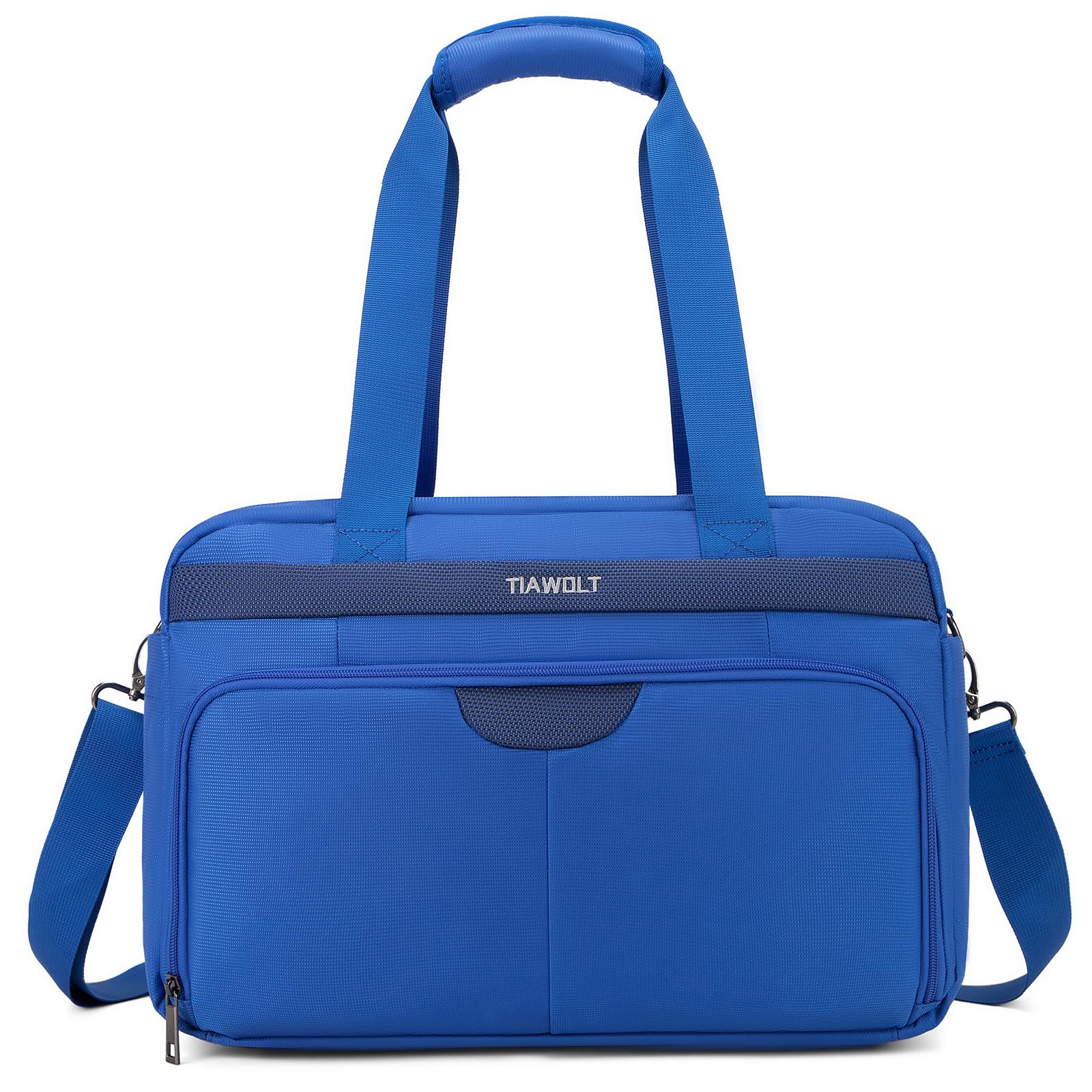 Lightweight Carry-On Duffel Bag for Air Travel - Underseat Airplane Approved Travel Bag with Adjustable Shoulder Strap, Perfect as Gym Bag, Weekender Overnight Bag for Men & Women (Blue) - Ideal for Business Trips, Weekend Getaways & Sports Activities