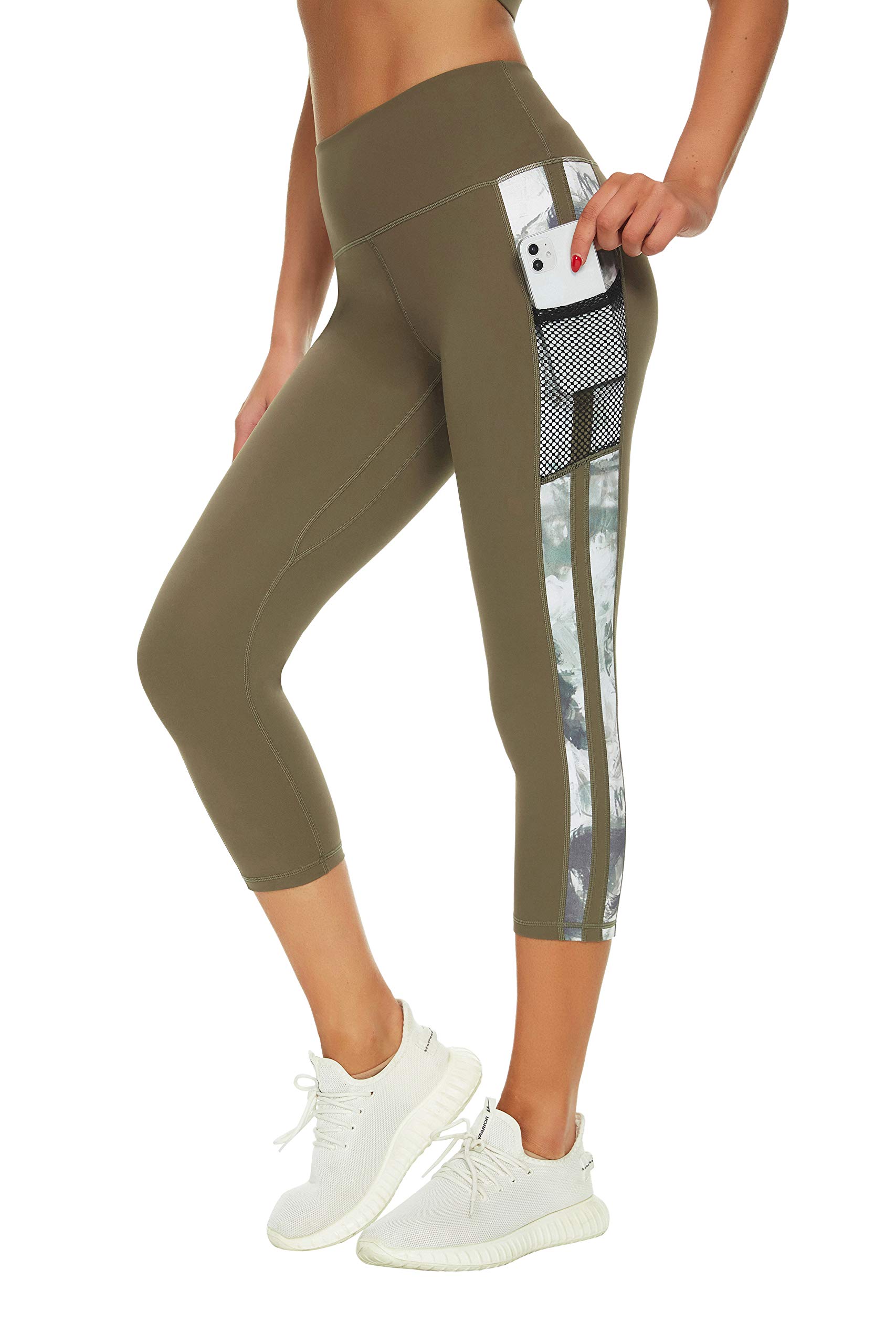 Zinmore Women's High Waist Yoga Pants - Workout Leggings for Gym, Running & Yoga | Stretchy Active Tights for Exercise & Fitness | Perfect for Pilates, Lounge & Daily Wear