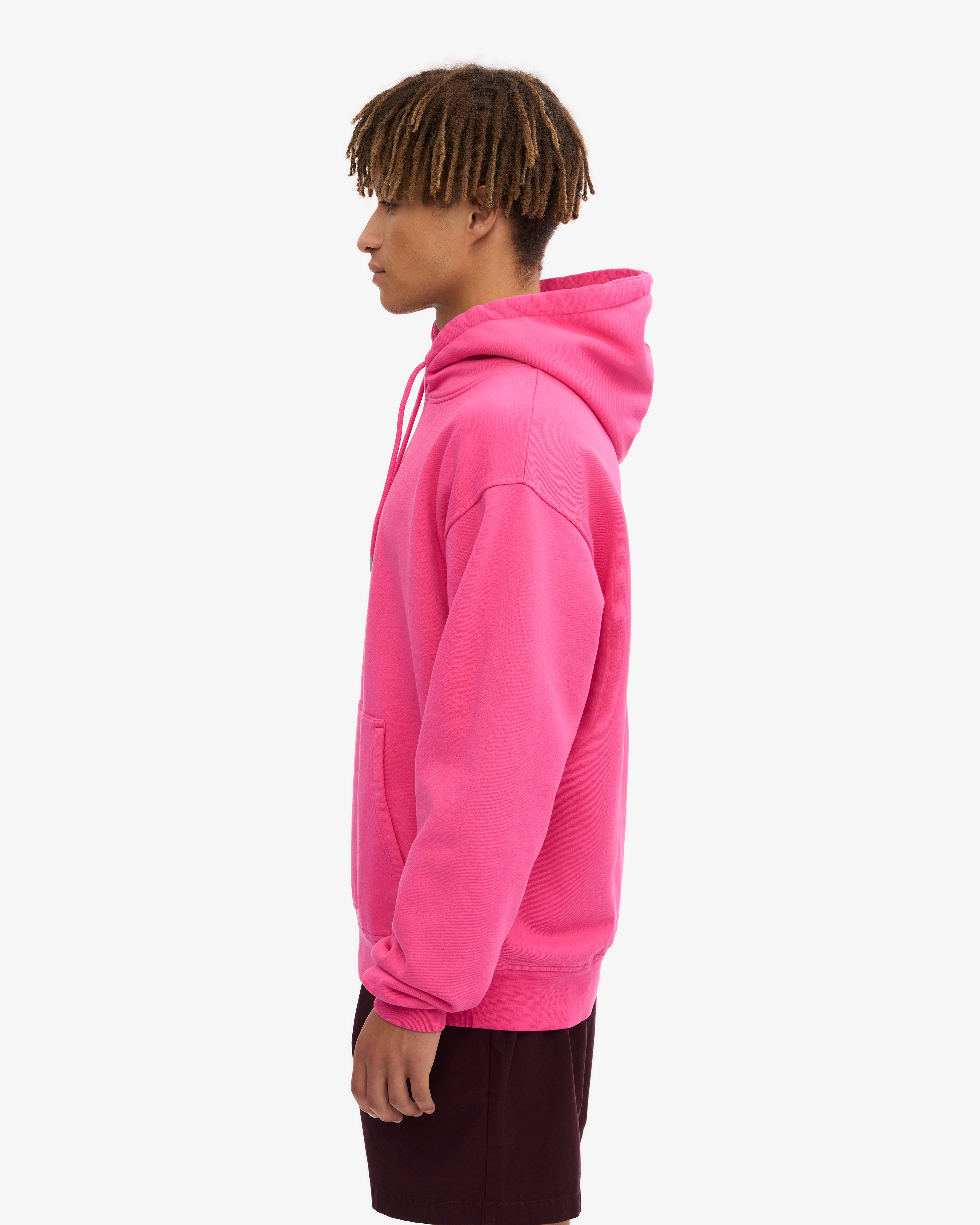 Classic Organic Cotton Hoodie - Bubblegum Pink | Soft & Comfortable Pullover for Women & Men | Perfect for Casual Wear, Gym, and Outdoor Activities