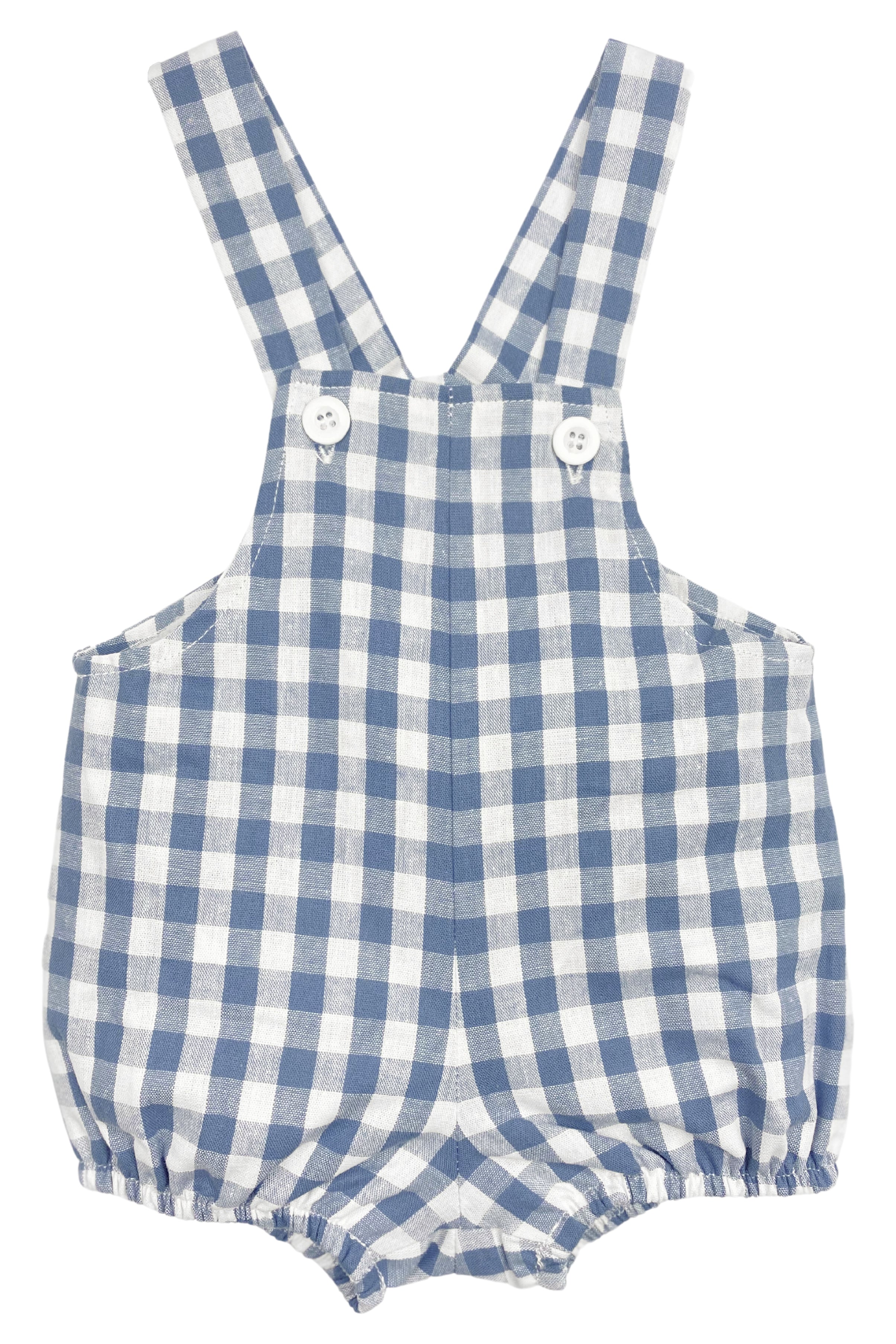 Max Gingham Dungaree Romper for Women - Stylish Denim Jumpsuit with Adjustable Straps & Pockets | Perfect for Summer Outfits, Casual Wear & Outdoor Activities