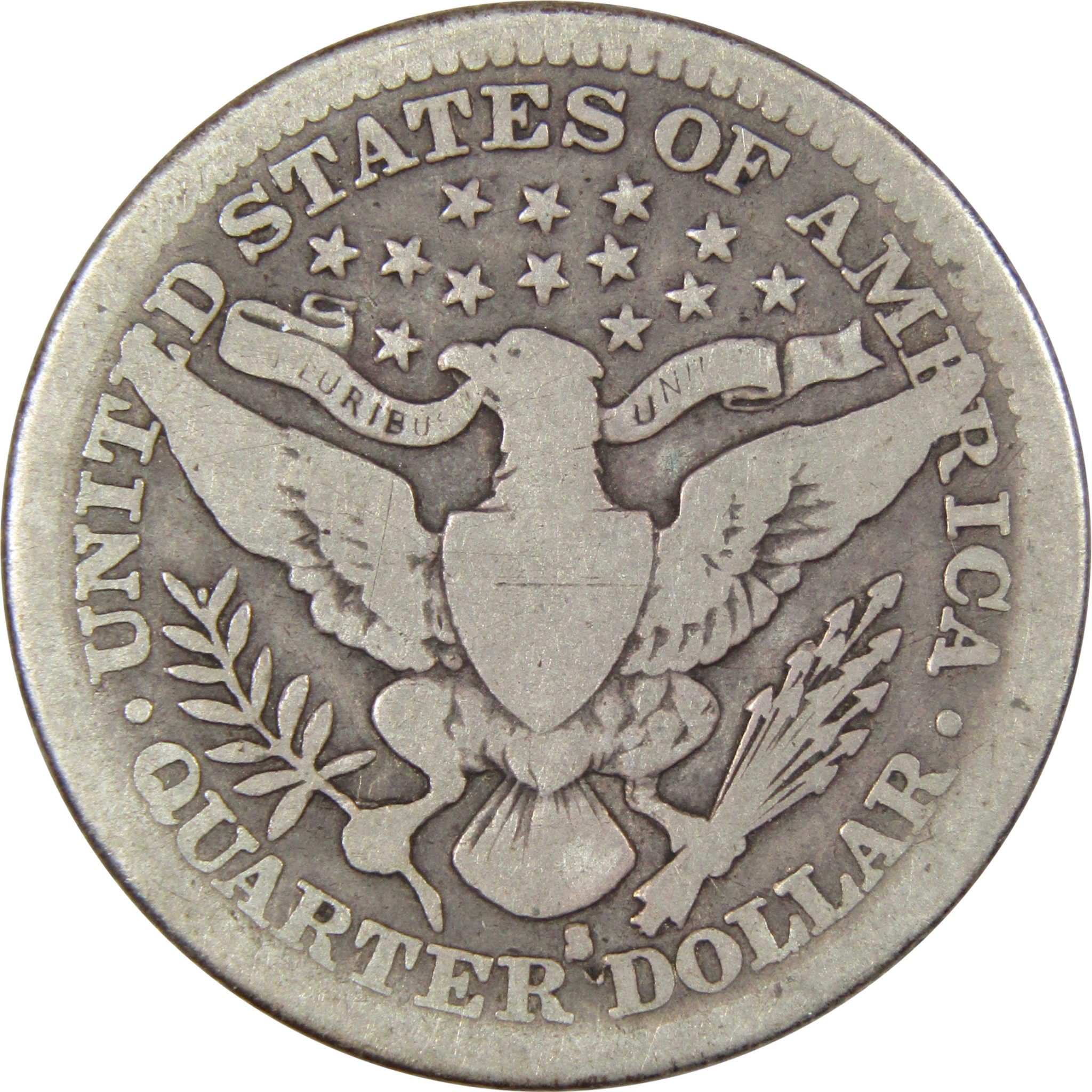 1914 S Barber Quarter VG Very Good Condition Silver 25c Coin – Rare Collectible Coin for Sale | Perfect for Coin Collectors & History Enthusiasts | SKU: IPC3980