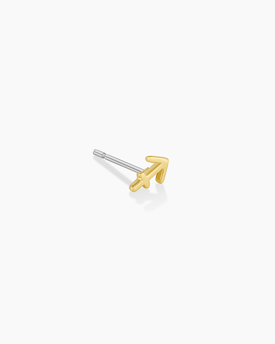 Zodiac Single Stud Earrings - Gold Plated Zodiac Sign Jewelry for Women - Perfect for Daily Wear, Gifts & Special Occasions