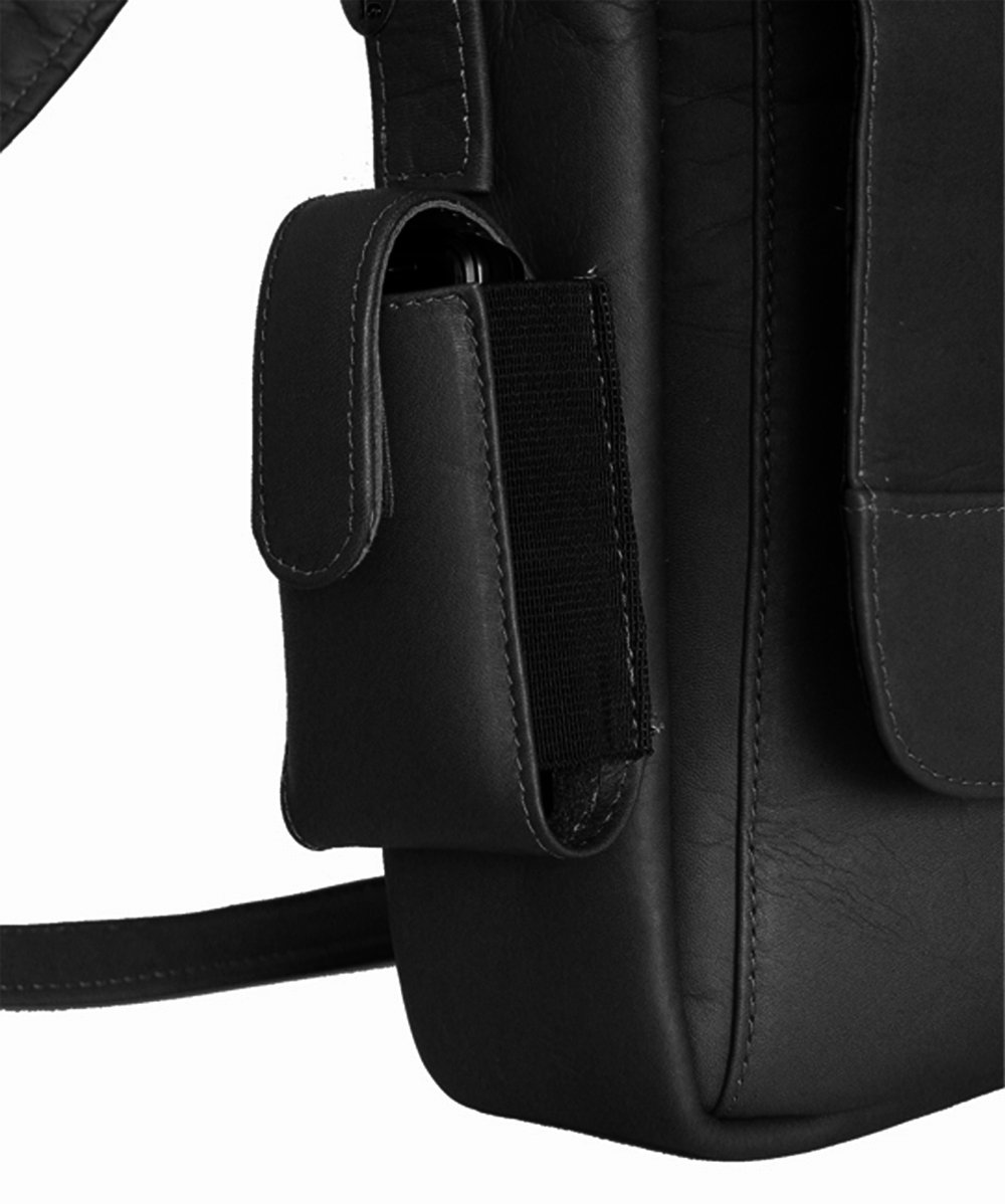 NBA Utah Jazz Black Leather Laptop Messenger Bag for Men & Women - Stylish Work Bag for Office, Business, Travel & School