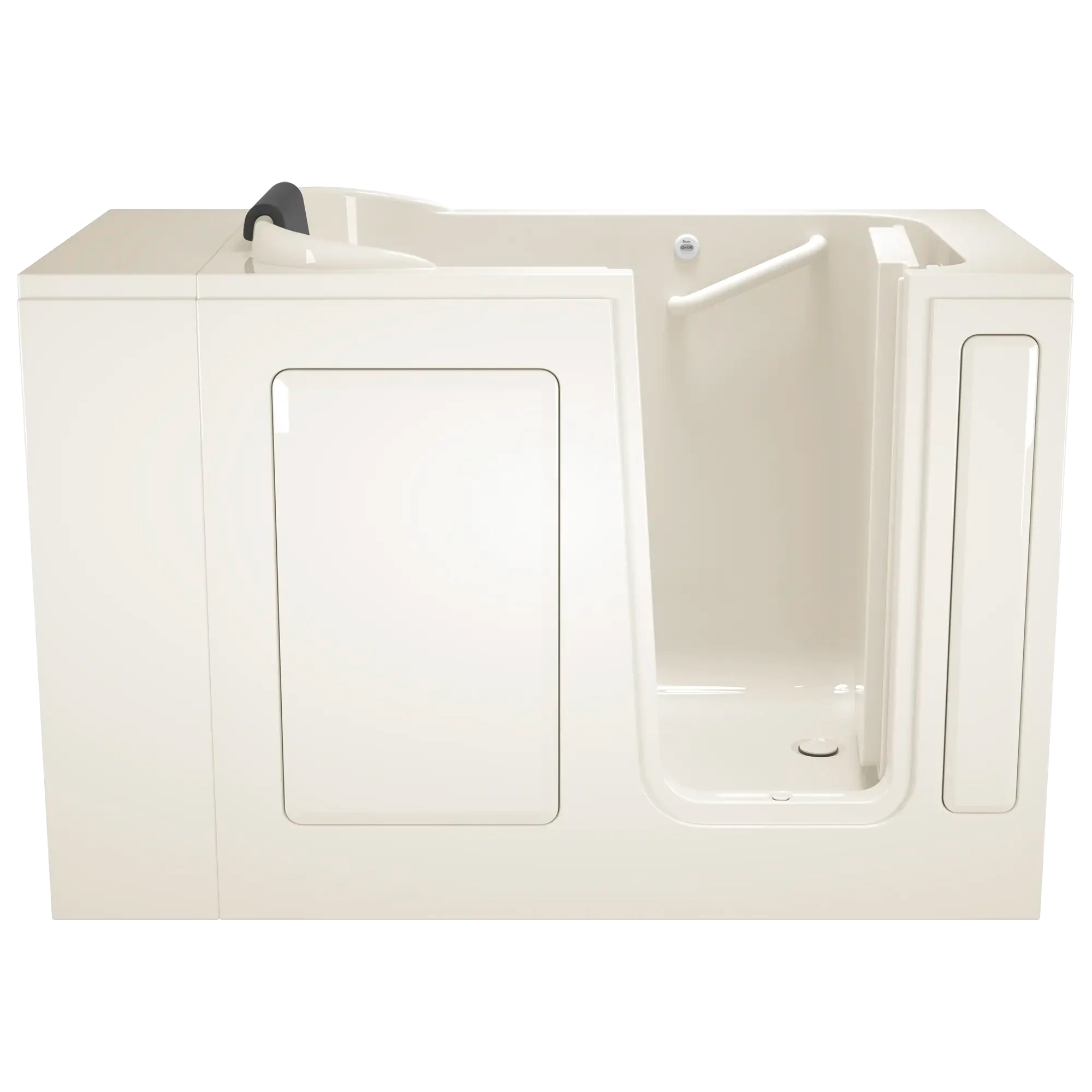 Premium 28 x 48 Inch Gelcoat Walk-In Bathtub with Soaker System - Right Hand Drain - Ideal for Elderly & Mobility Needs, Spa-Like Relaxation at Home