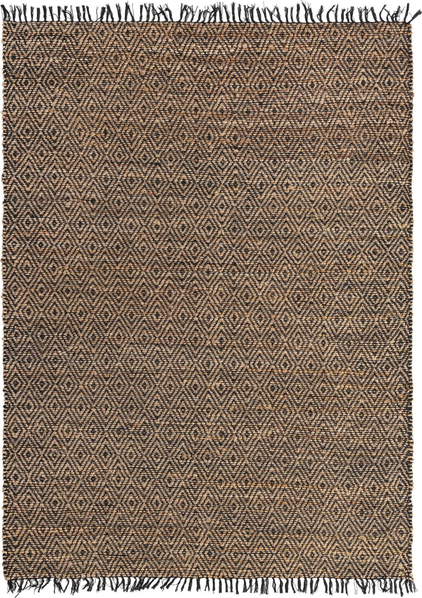 Unique Loom Braided Jute Collection Area Rug - Assam (7'1