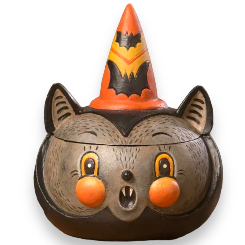 Batty Barnum Halloween Container by Johanna Parker - Spooky Decor for Parties & Home | Bethany Lowe Designs