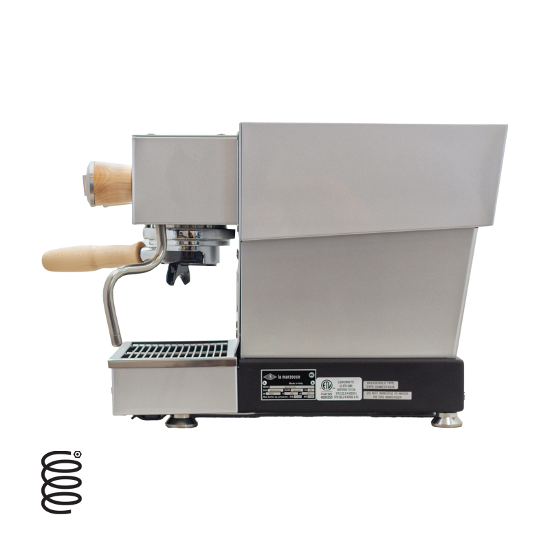 La Marzocco Linea Micra Smart Espresso Machine - WiFi Connected, Silver Maple Stainless Steel | Perfect for Home Baristas & Coffee Shops