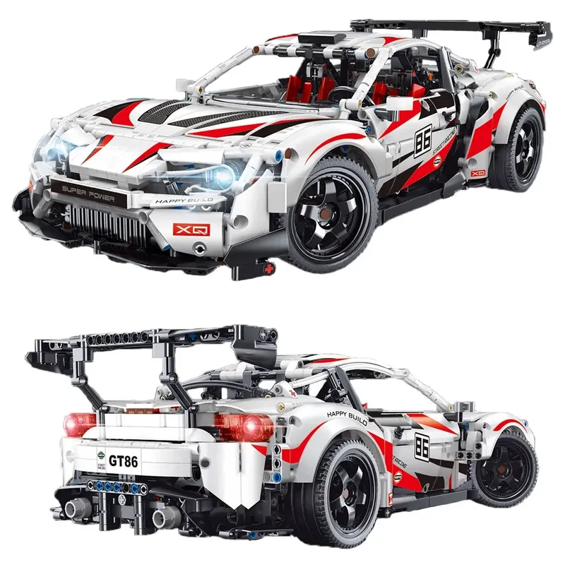 2586PCS YC 23002 GT86 Sports Car Building Blocks Set - Perfect for Car Enthusiasts & Model Collectors - Great Gift for Birthday, Christmas & DIY Projects