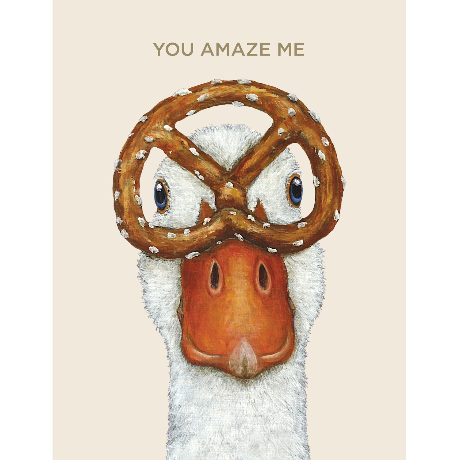 Funny Duck Greeting Card - Cute Animal Birthday Card for Friends & Family - Perfect for Birthdays, Anniversaries & Special Occasions