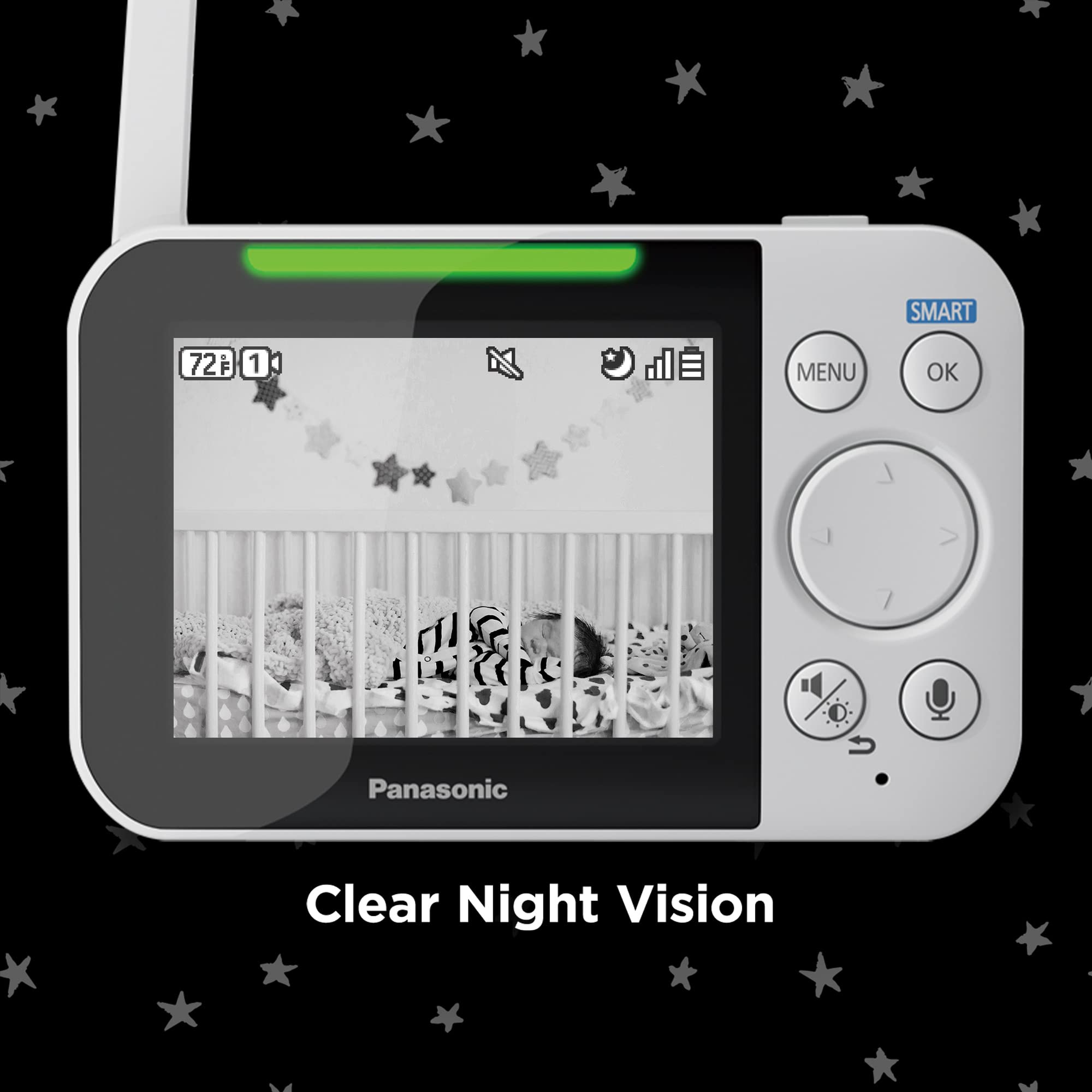 Panasonic KX-HN4001W Baby Monitor with 3.5