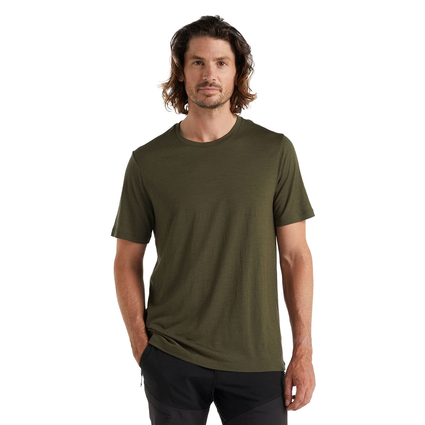 Icebreaker Tech Lite II Short Sleeve T-Shirt for Men & Women - Merino Wool Base Layer for Hiking, Running & Outdoor Activities