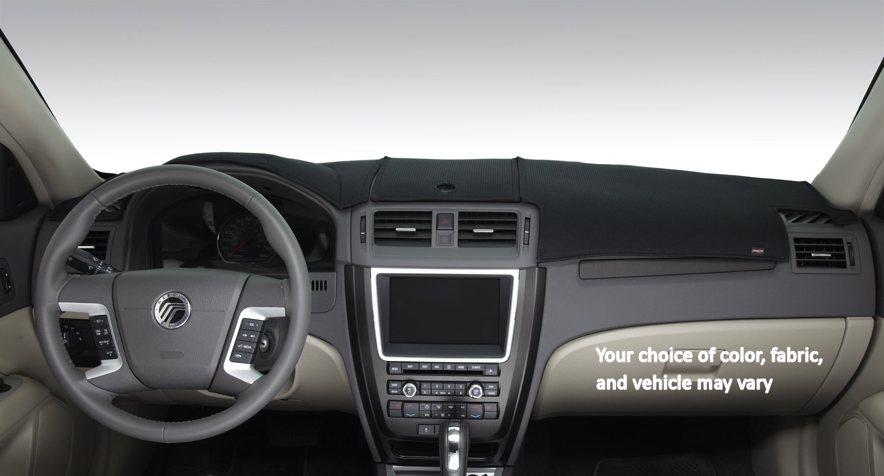 **DashMat Limited Edition Beige Polyester Dashboard Cover for Audi Fox - Perfect for Sun Protection & Interior Customization**