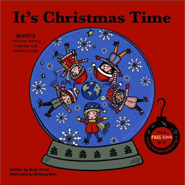 Chris & Brian: It's Christmas Time - Paperback Book | Holiday Gift, Family Reading, Christmas Decor