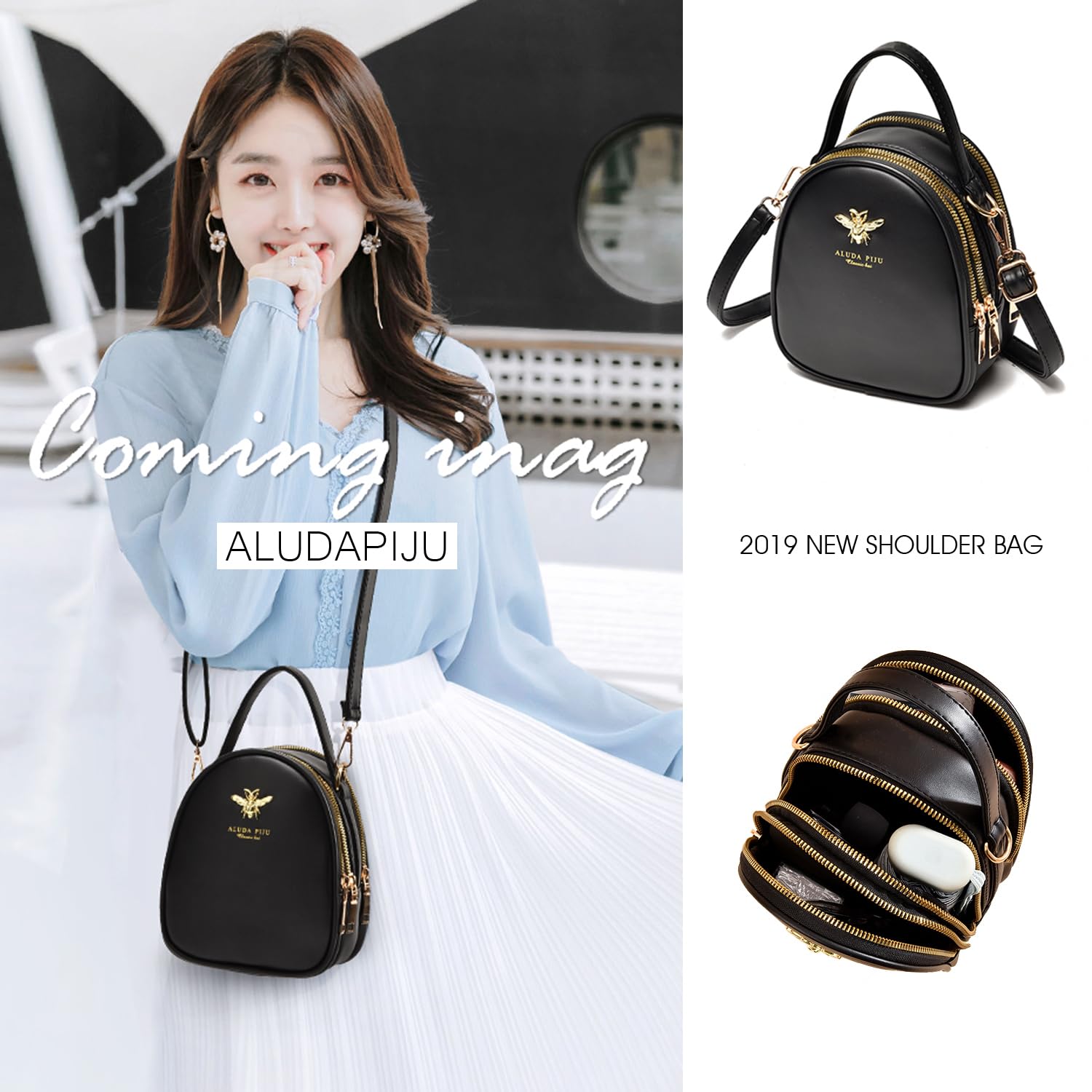 Stylish Women's Small Crossbody Bag - Fashionable Shoulder Purse & Messenger Handbag for Everyday Use, Travel, and Shopping