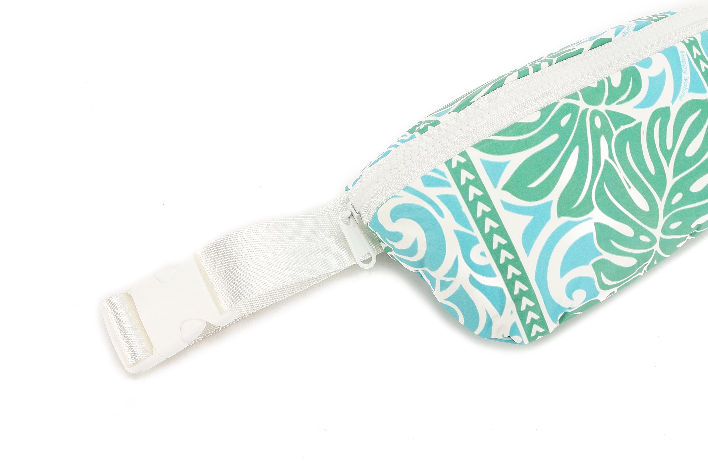 Stylish Fanny Pack Waist Bag - Monstera Green for Women & Men | Perfect for Hiking, Travel, Gym & Daily Use