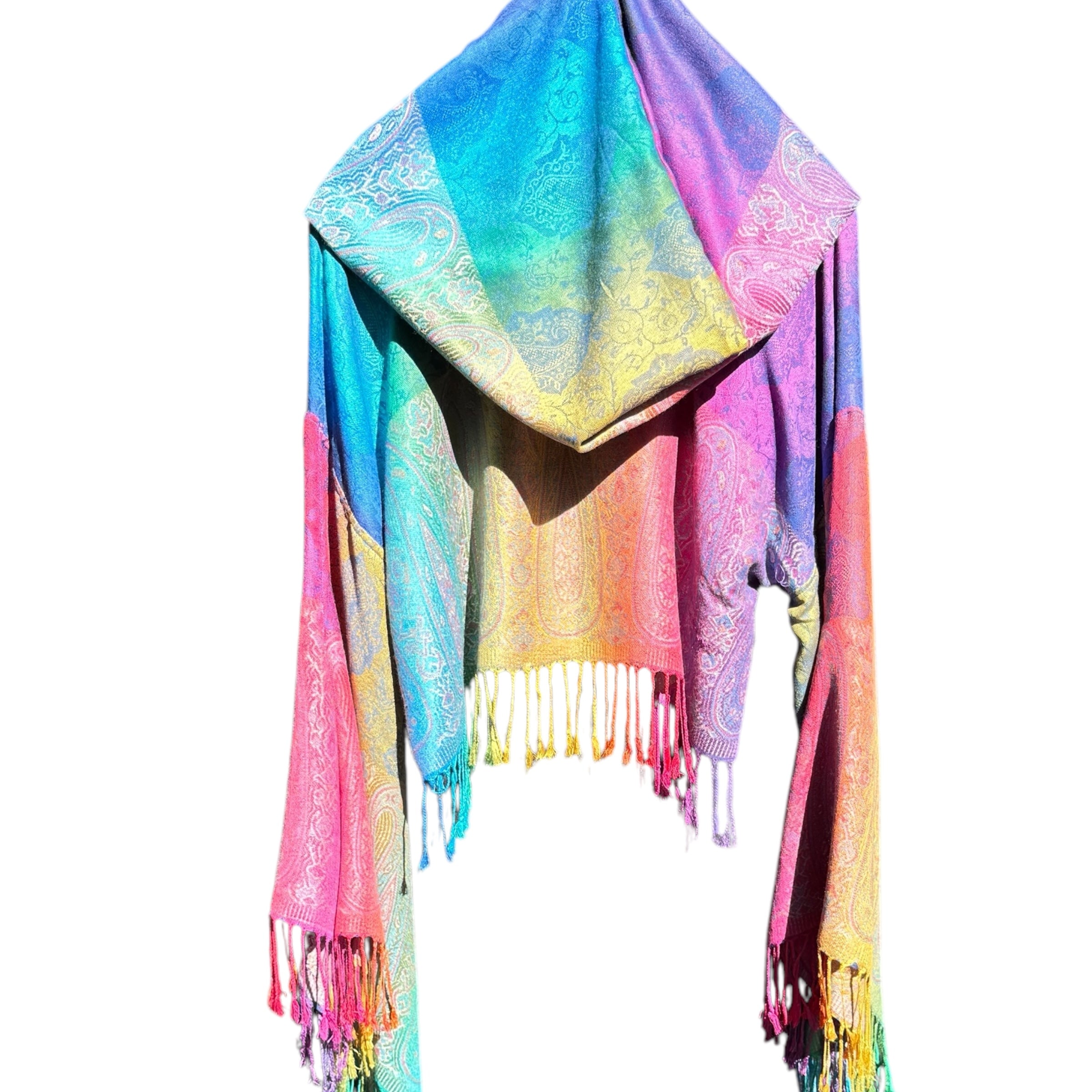 Butterfly Bell Pash Top - Rainbow Classic Women's Fashion Blouse | Perfect for Casual Wear, Parties & Summer Outfits
