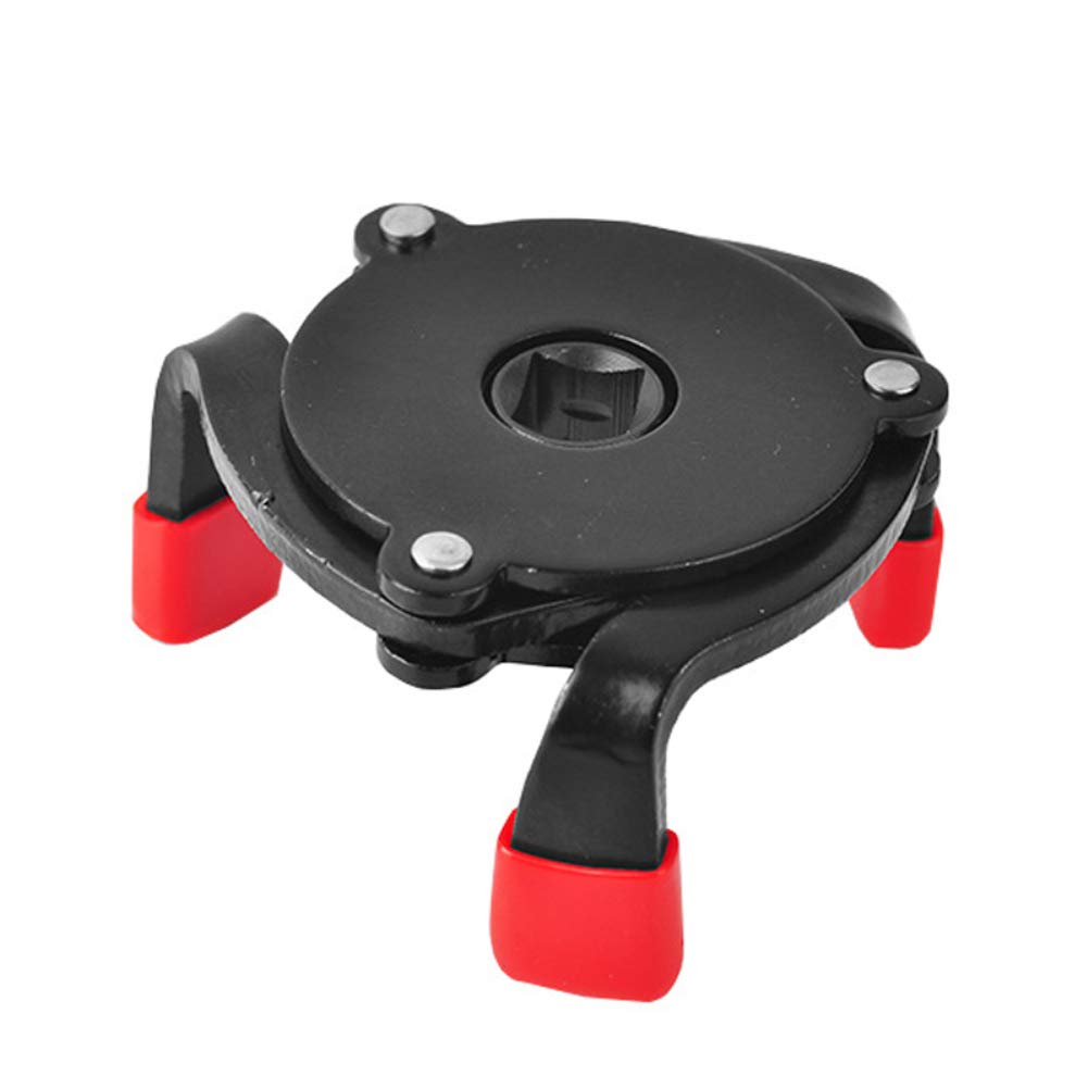 Car777 Portable 3 Jaw One Way Automotive Oil Filter Wrench - Universal Oil Filter Removal Tool for Cars, Trucks & Motorcycles - Perfect for DIY Auto Repair & Maintenance at Home or Garage